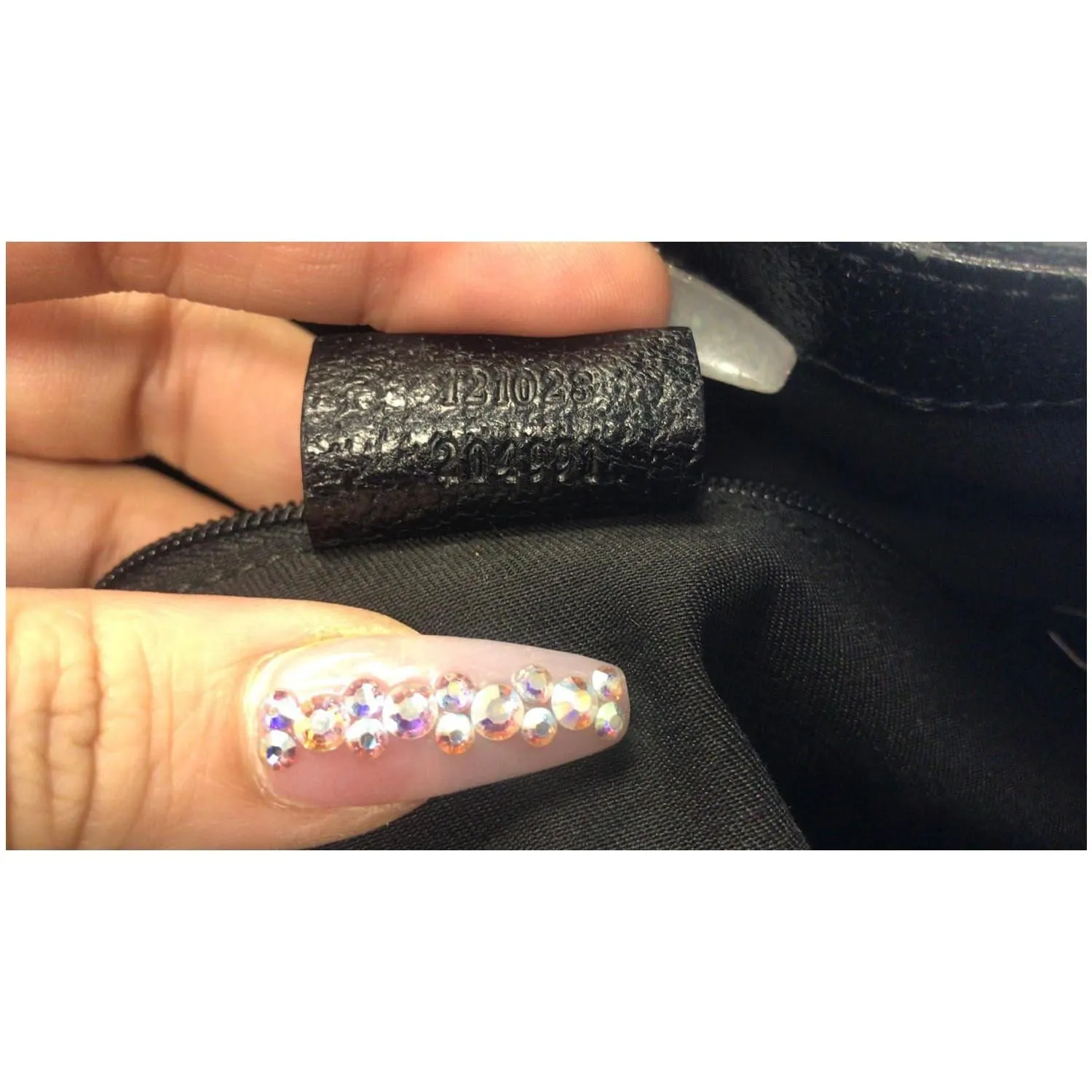 GUCCI GG Monogram Medium Eclipse Shoulder Bag Black