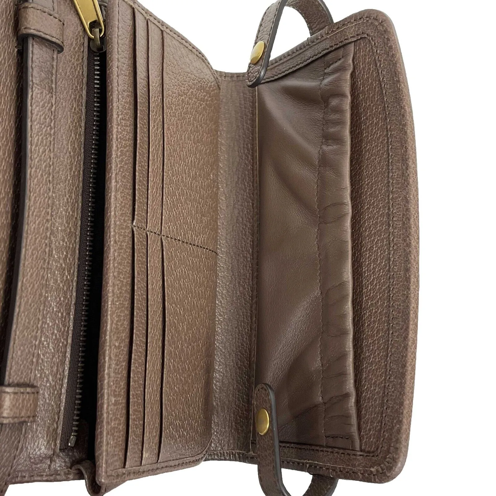 Gucci - GG Supreme Monogram Ophidia Crossbody Wallet