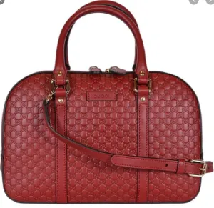 Gucci Microguccissima Medium Satchel in Red