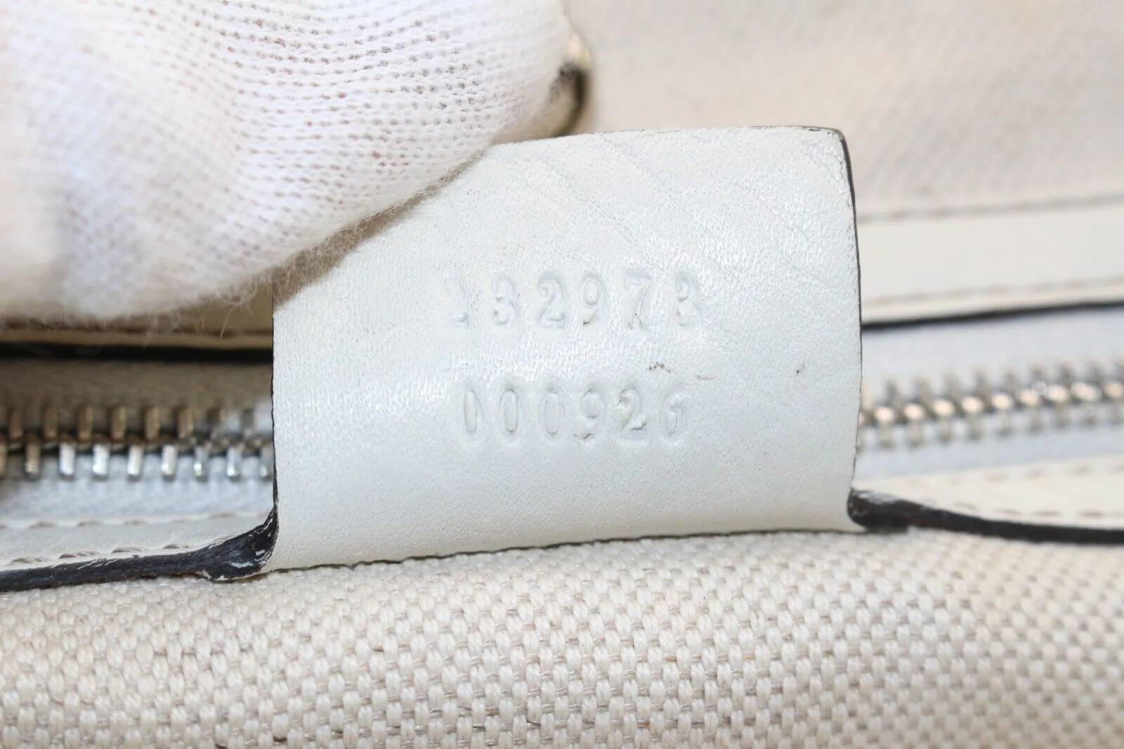 Gucci Navy Web Ivory Tote 2GK0104K