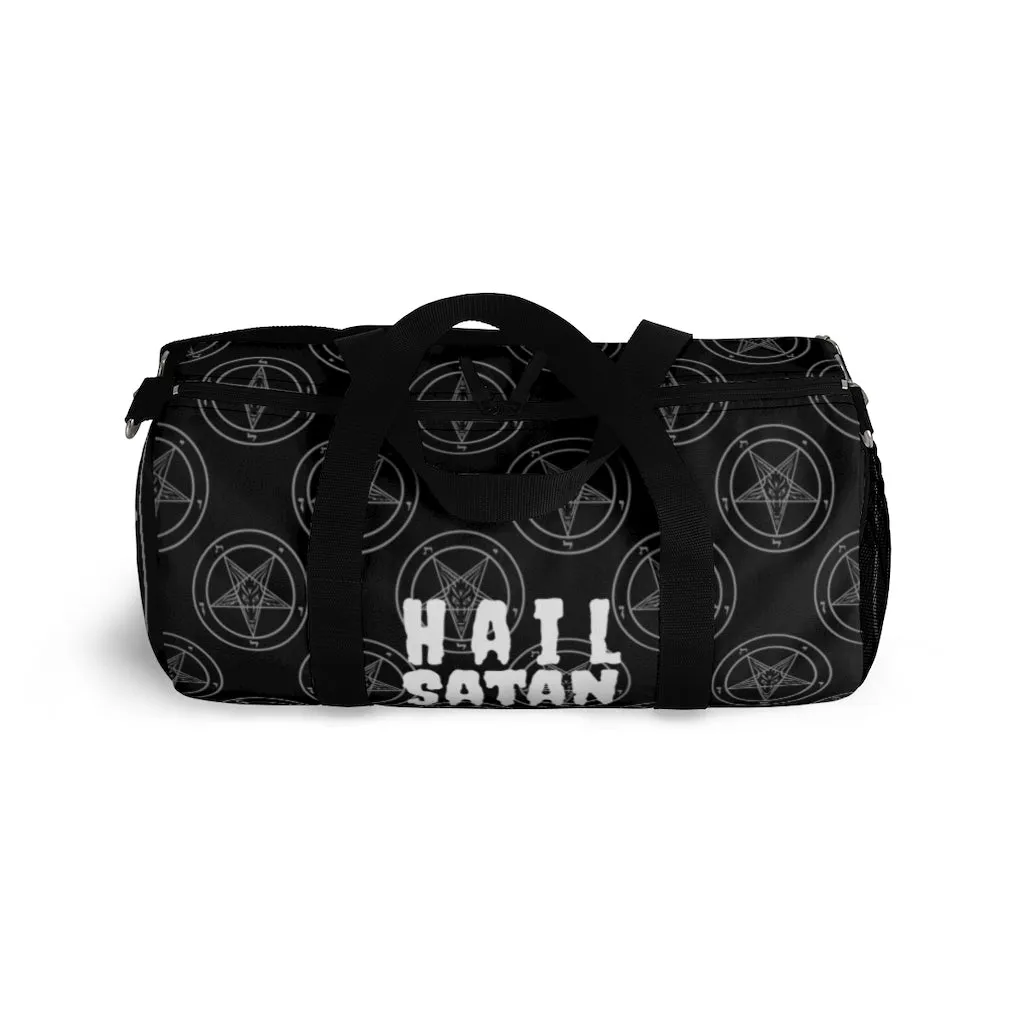 Hail Satan Pentagram Duffel Bag
