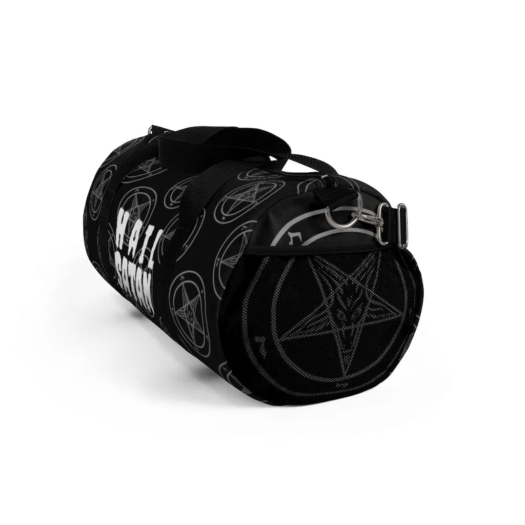 Hail Satan Pentagram Duffel Bag