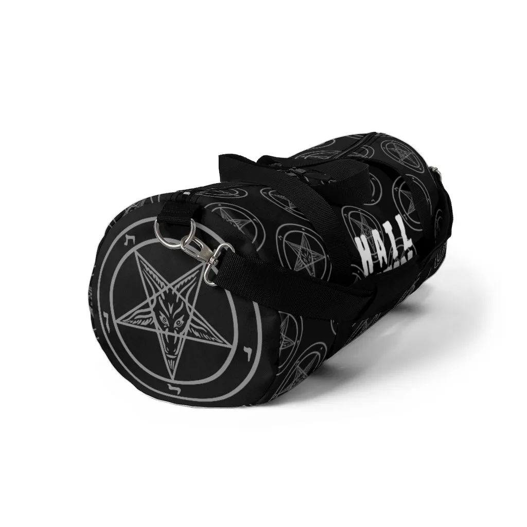 Hail Satan Pentagram Duffel Bag