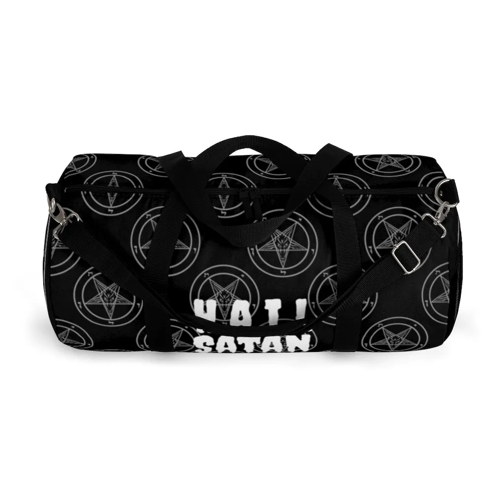 Hail Satan Pentagram Duffel Bag