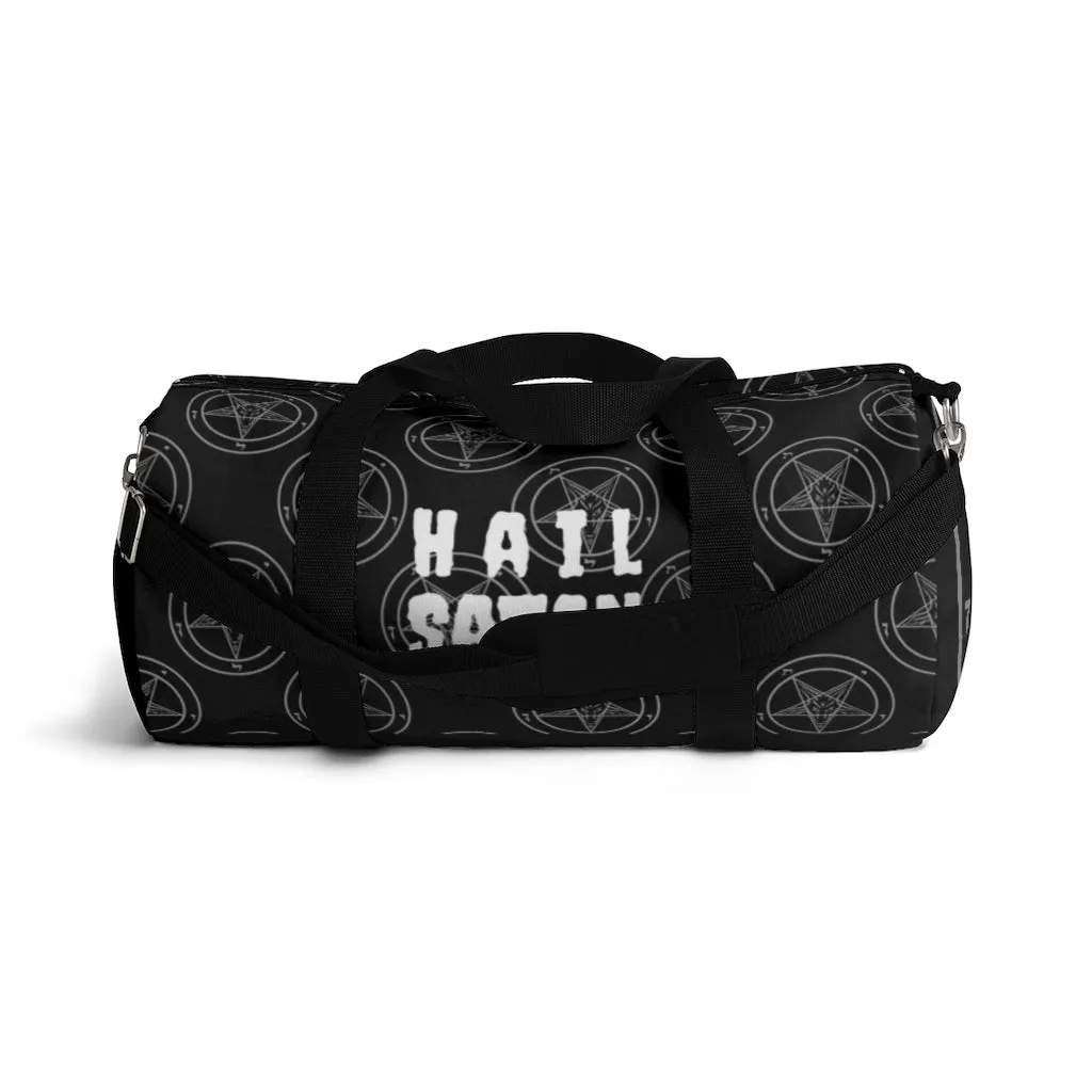 Hail Satan Pentagram Duffel Bag