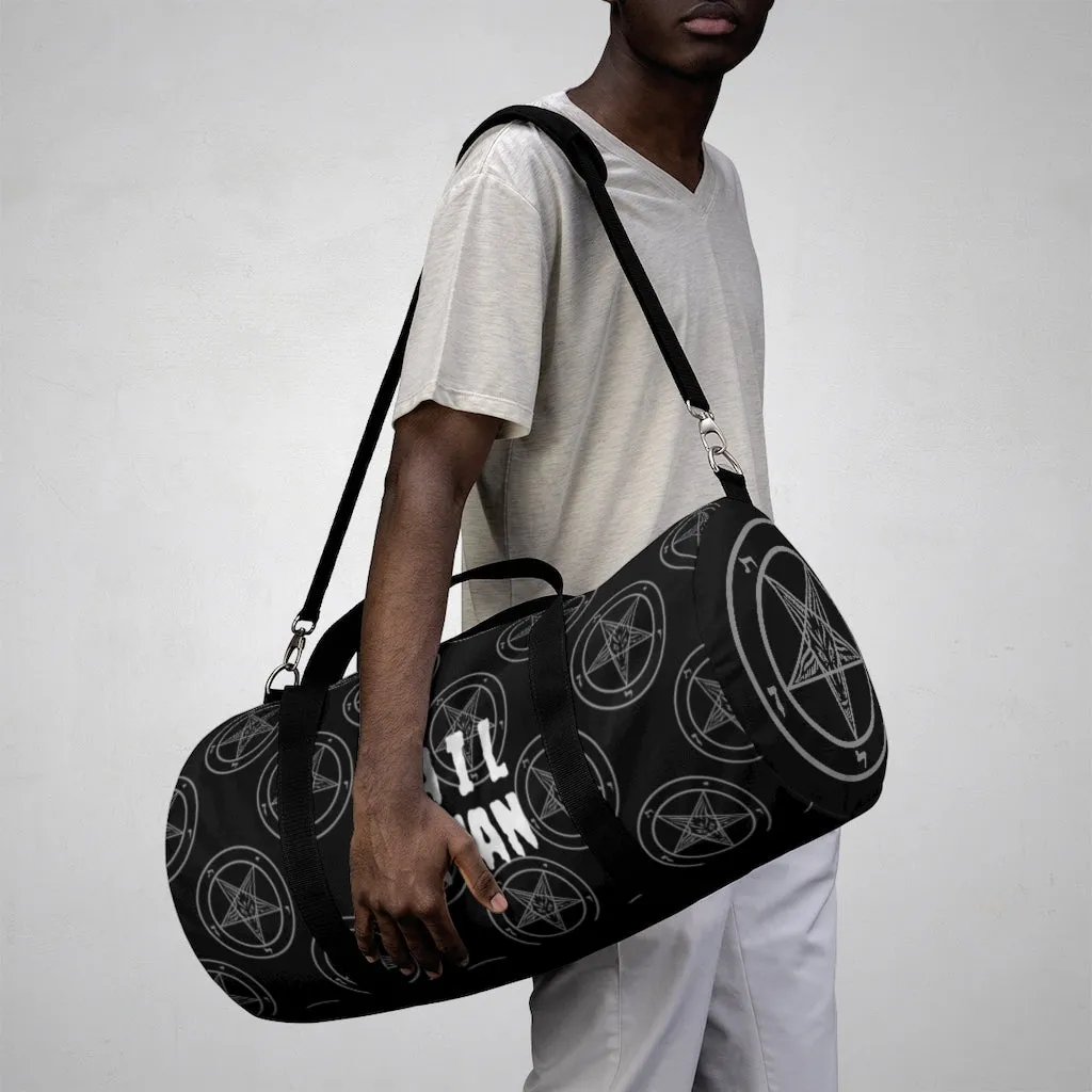 Hail Satan Pentagram Duffel Bag