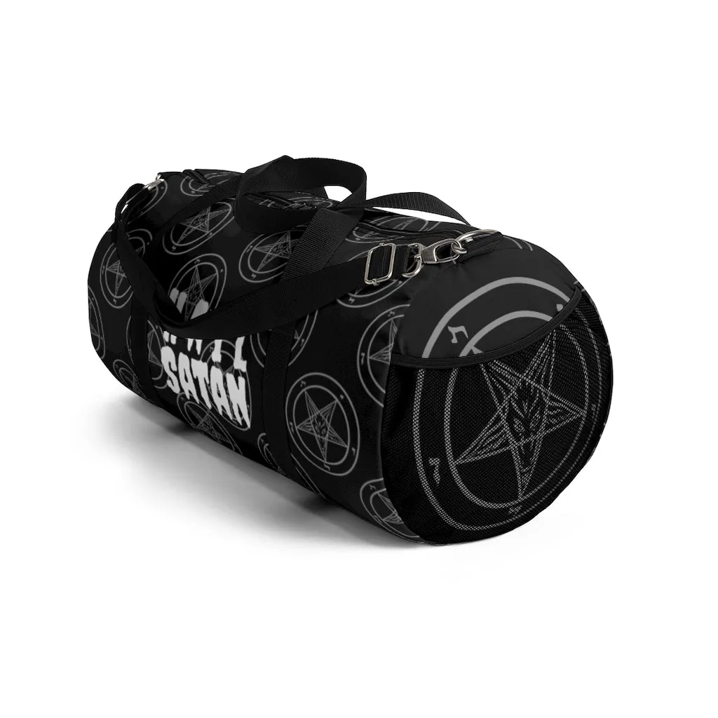 Hail Satan Pentagram Duffel Bag