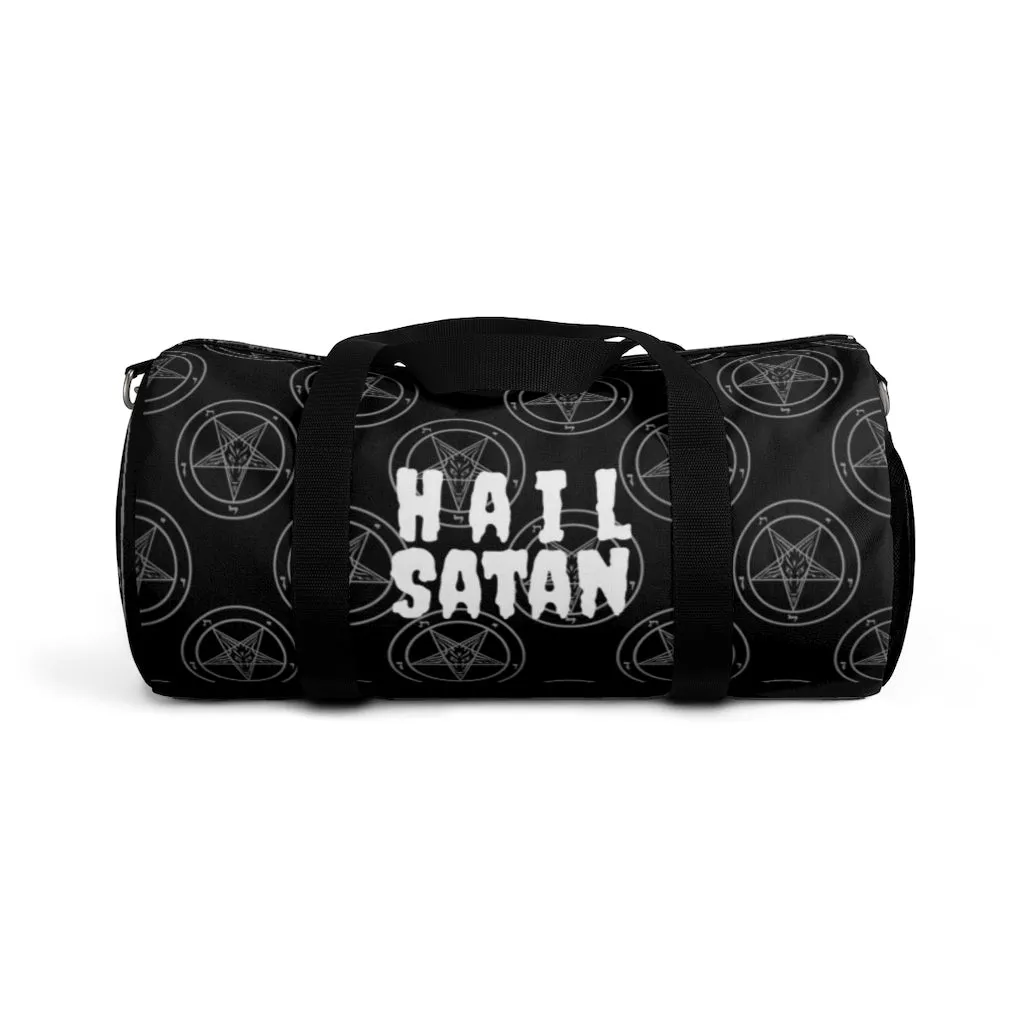 Hail Satan Pentagram Duffel Bag