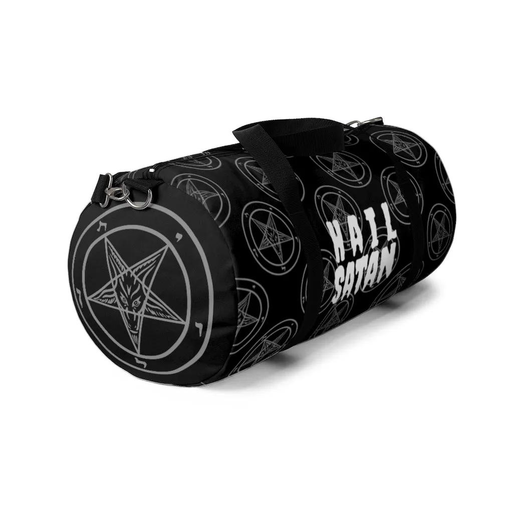 Hail Satan Pentagram Duffel Bag