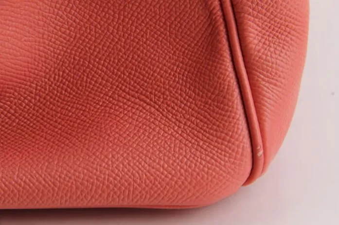Hermes Birkin 35 in Crevette Clemence Leather: A Statement of Elegance