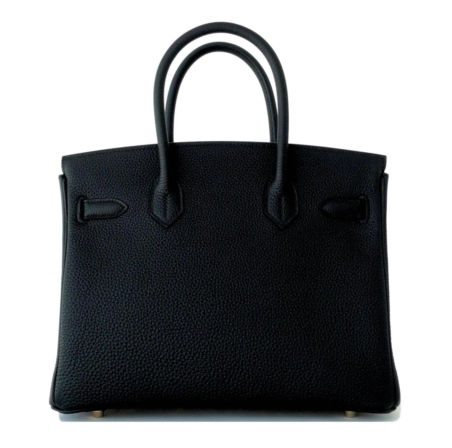 Hermes Black 30cm Birkin Togo Gold Hardware