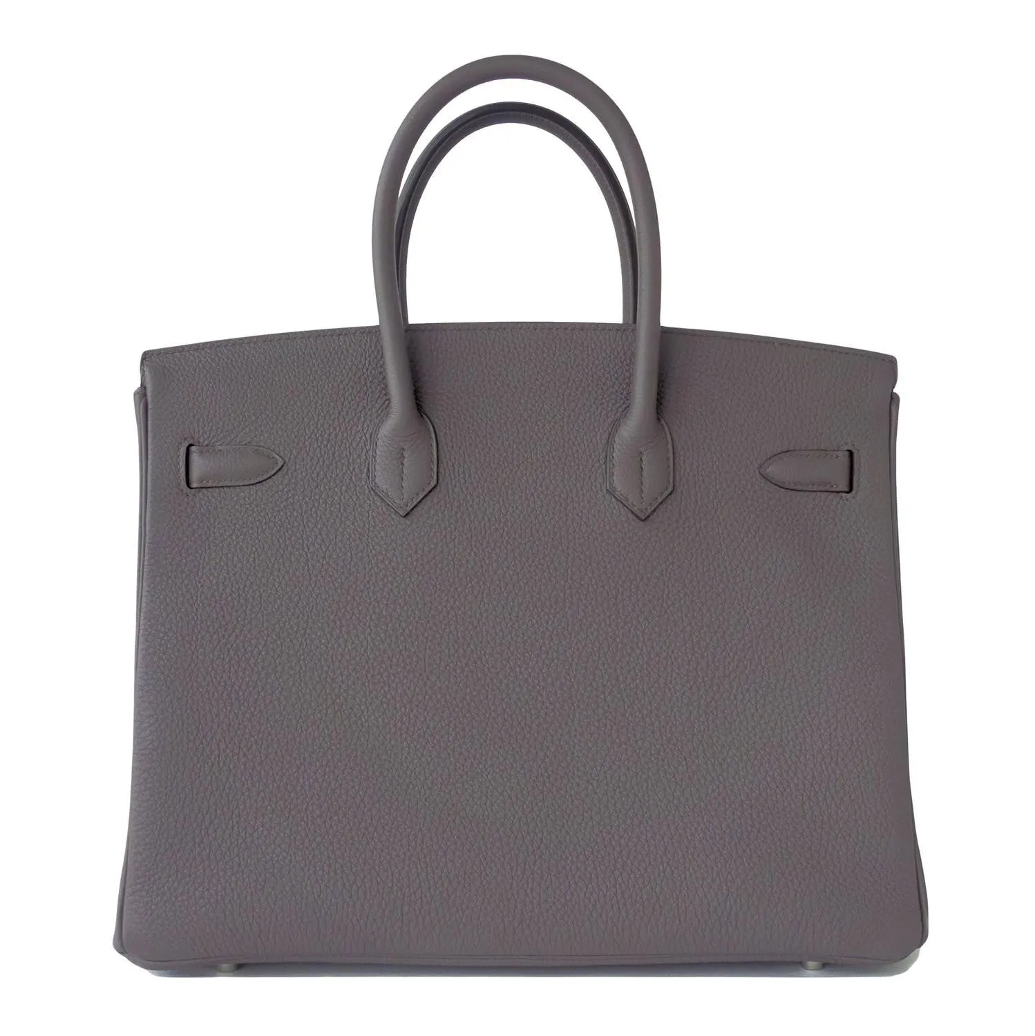 Hermes Etain Togo 35cm Birkin Palladium Hardware PHW X Stamp