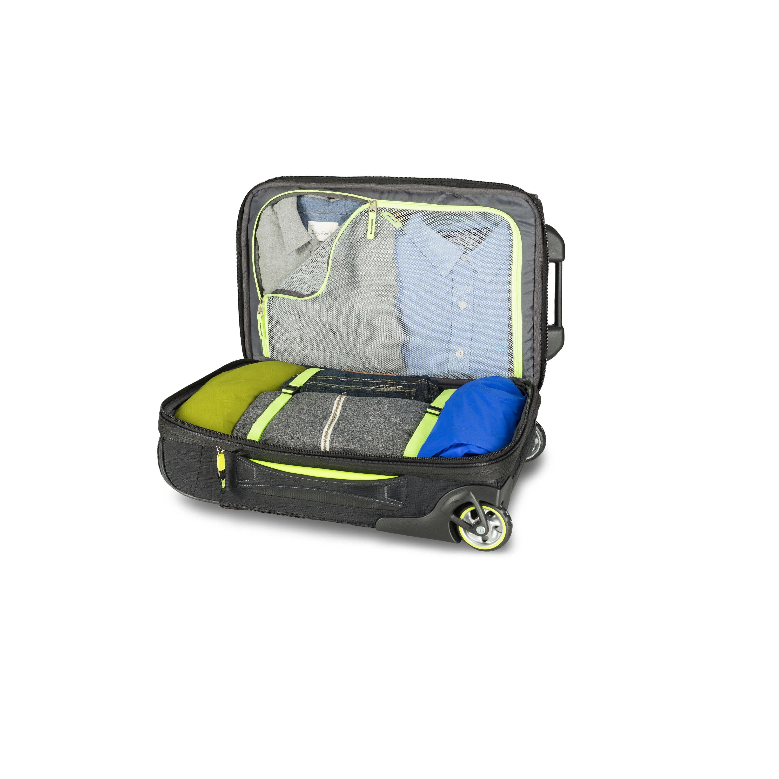 High Sierra AT8 Carry-On Wheeled Duffel Upright (SMALL)