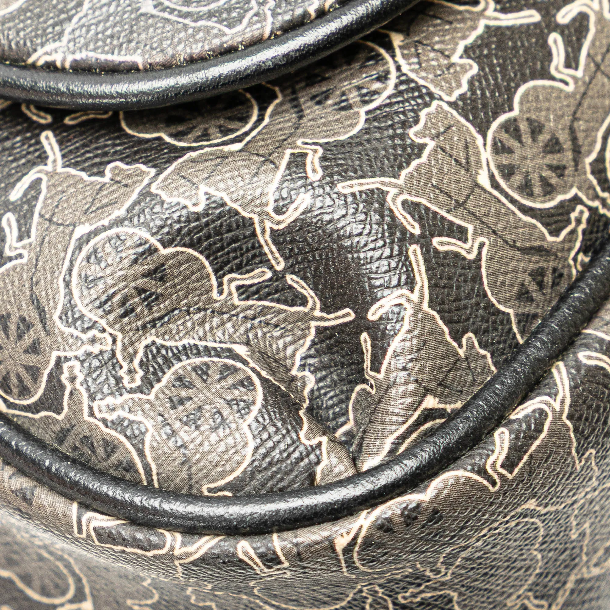 Horse Carriage Coated Canvas Shoulder Bag