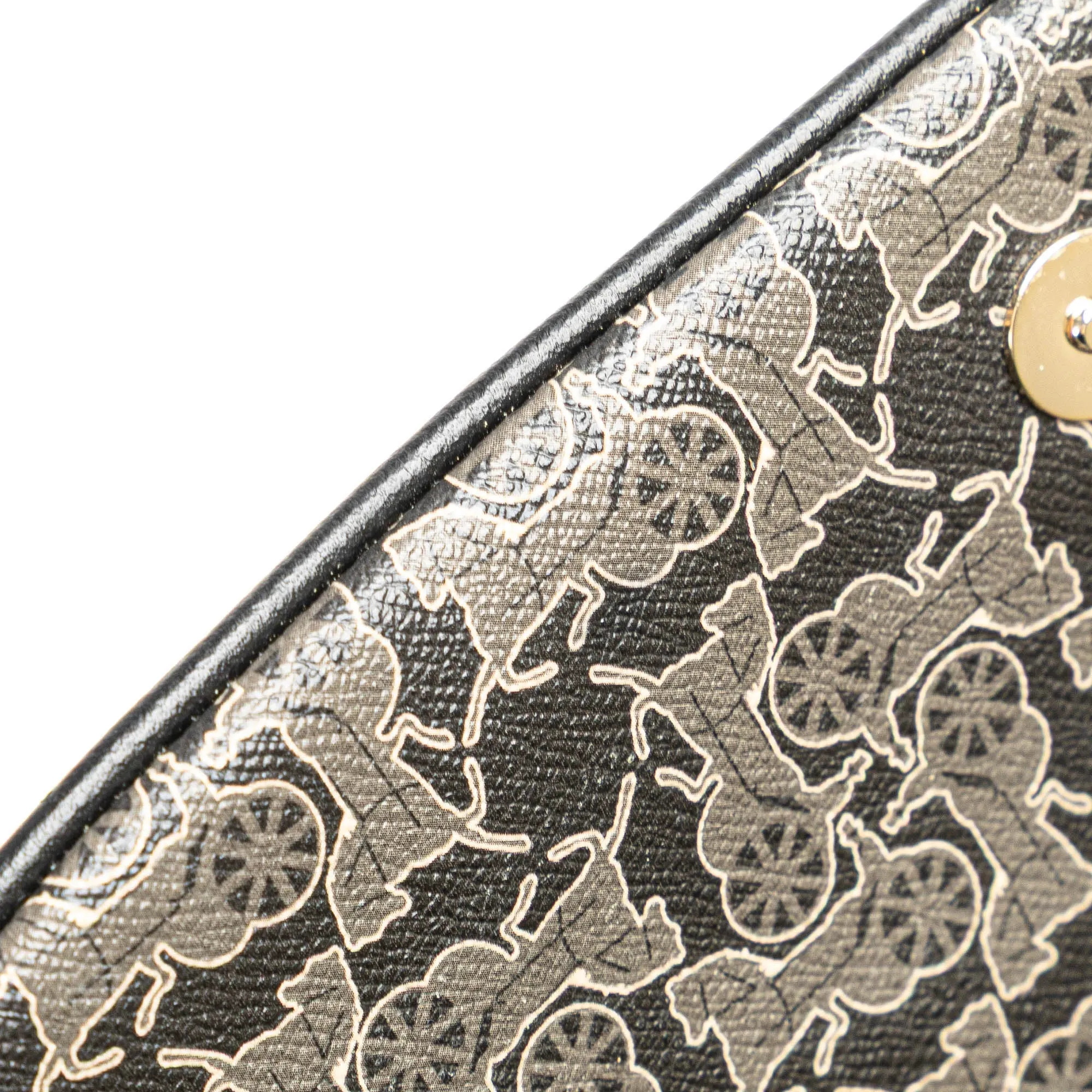 Horse Carriage Coated Canvas Shoulder Bag