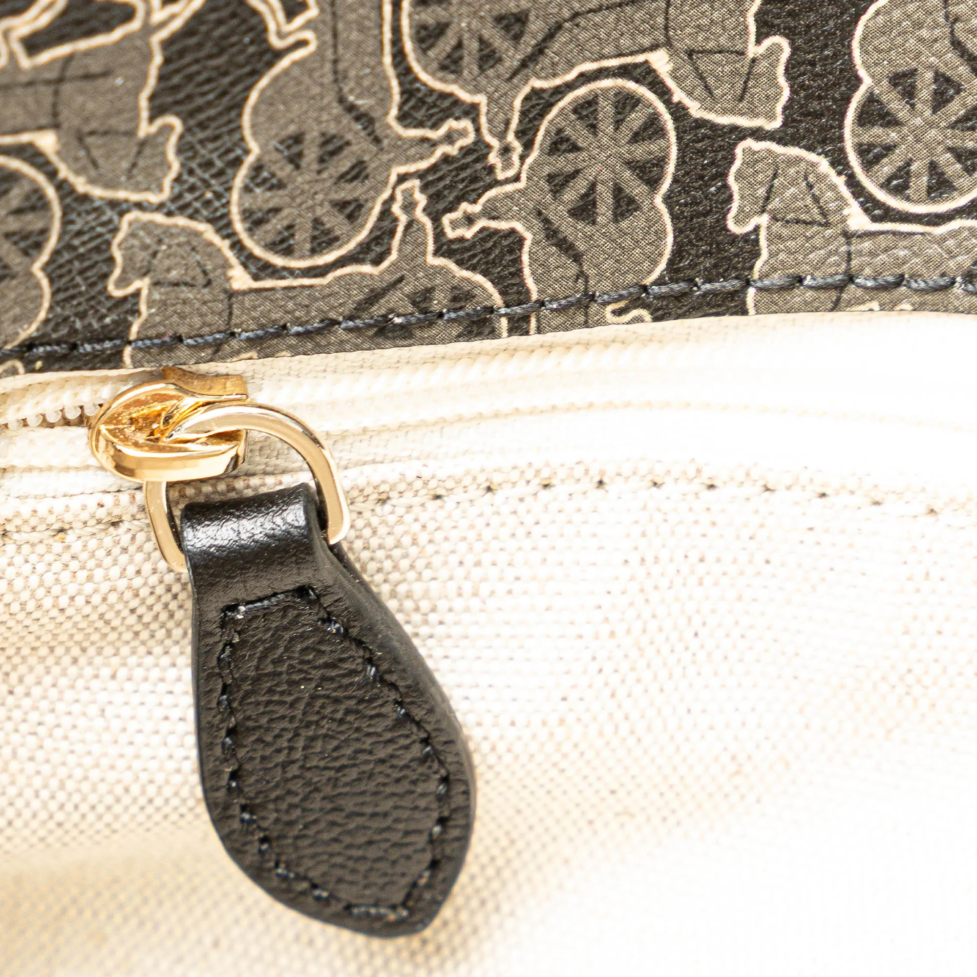 Horse Carriage Coated Canvas Shoulder Bag