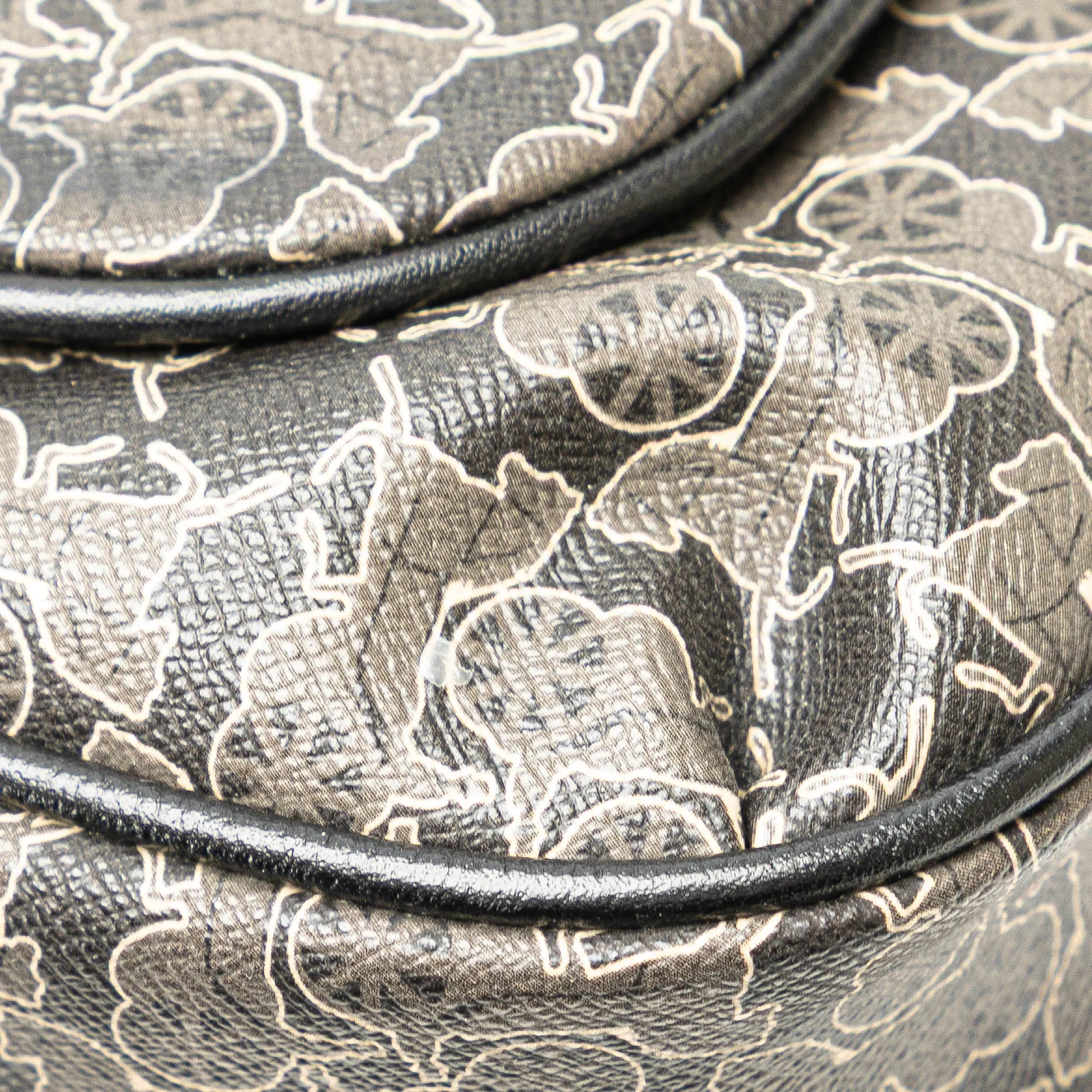 Horse Carriage Coated Canvas Shoulder Bag