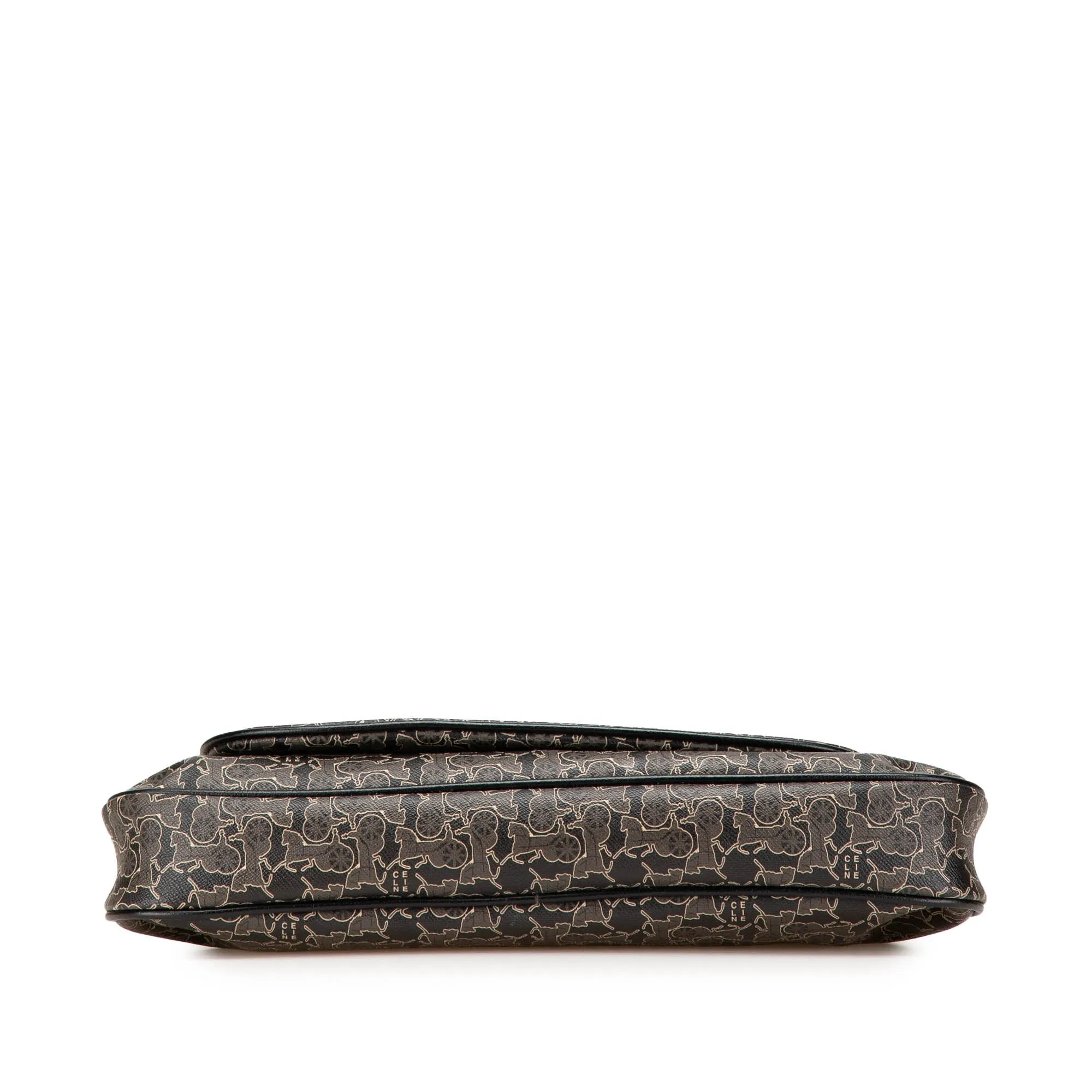 Horse Carriage Coated Canvas Shoulder Bag
