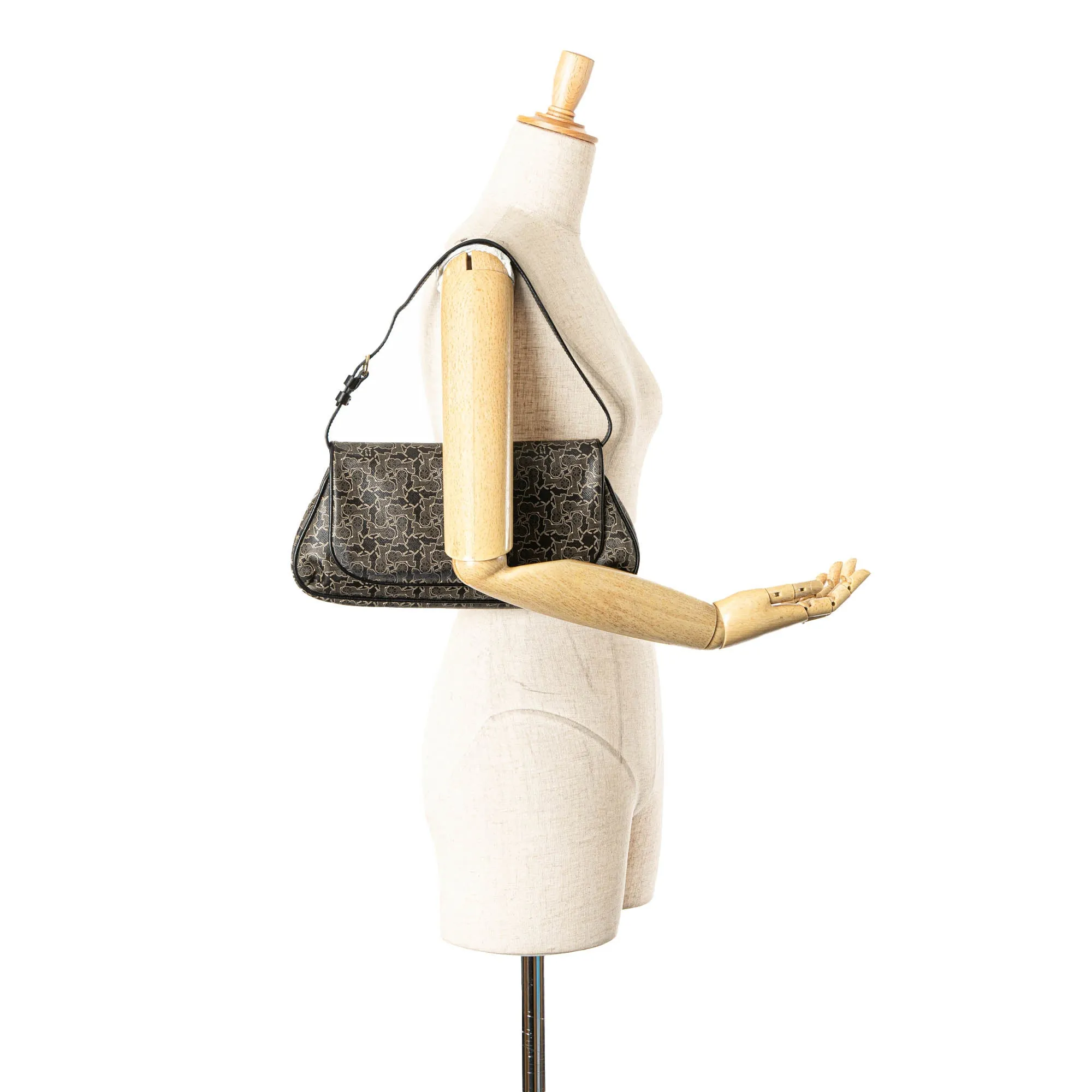 Horse Carriage Coated Canvas Shoulder Bag