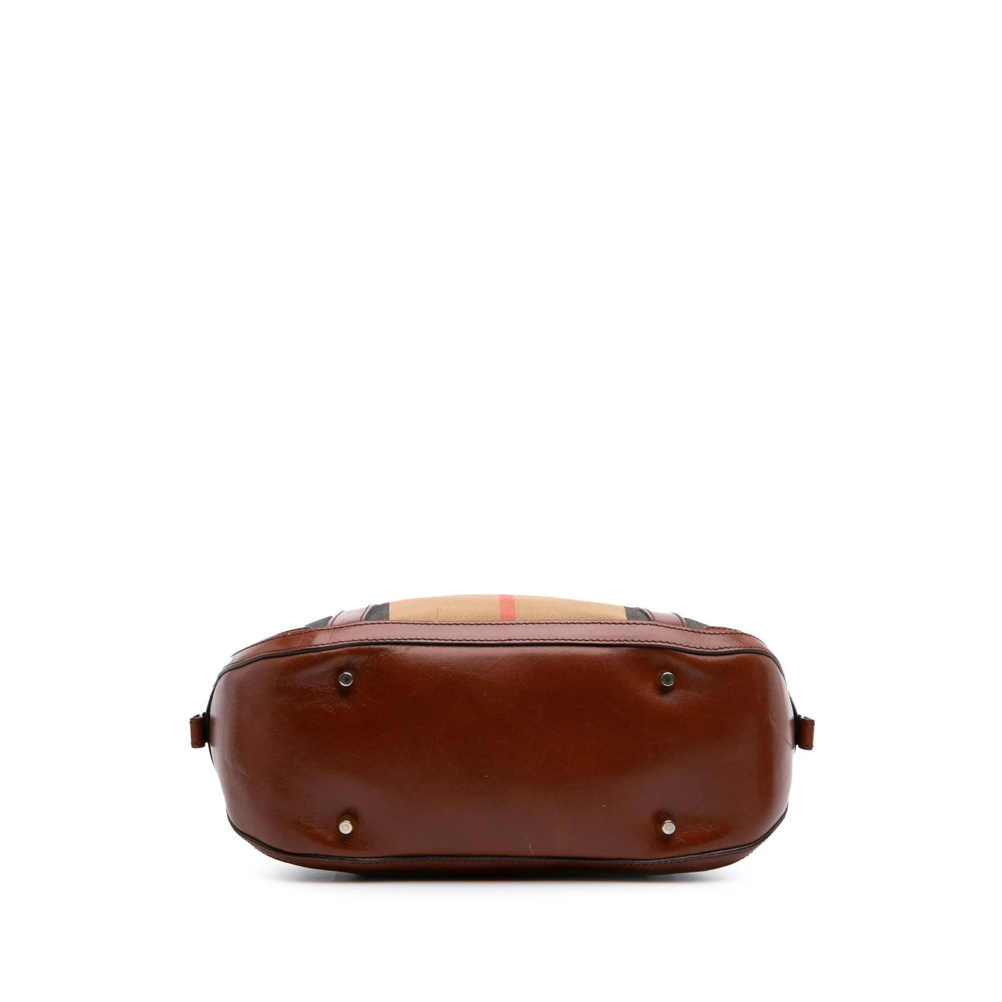 House Check Canvas Bridle Orchard Satchel