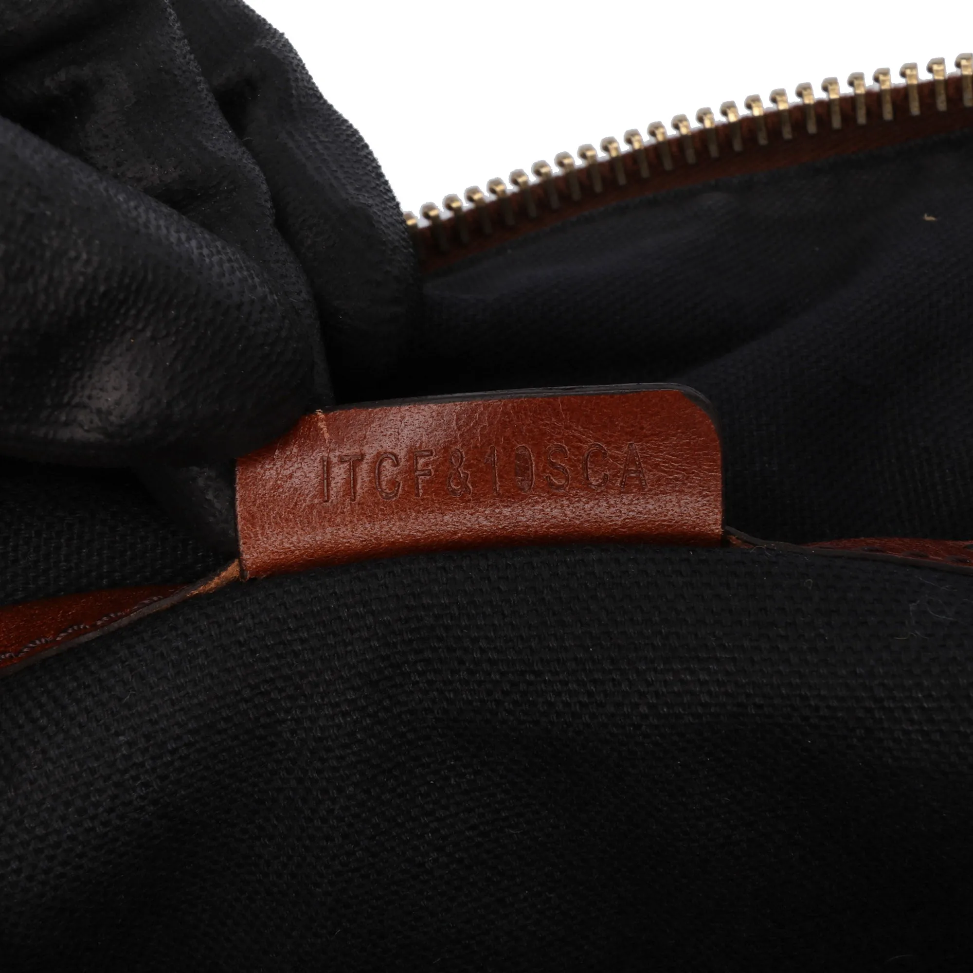 House Check Canvas Bridle Orchard Satchel