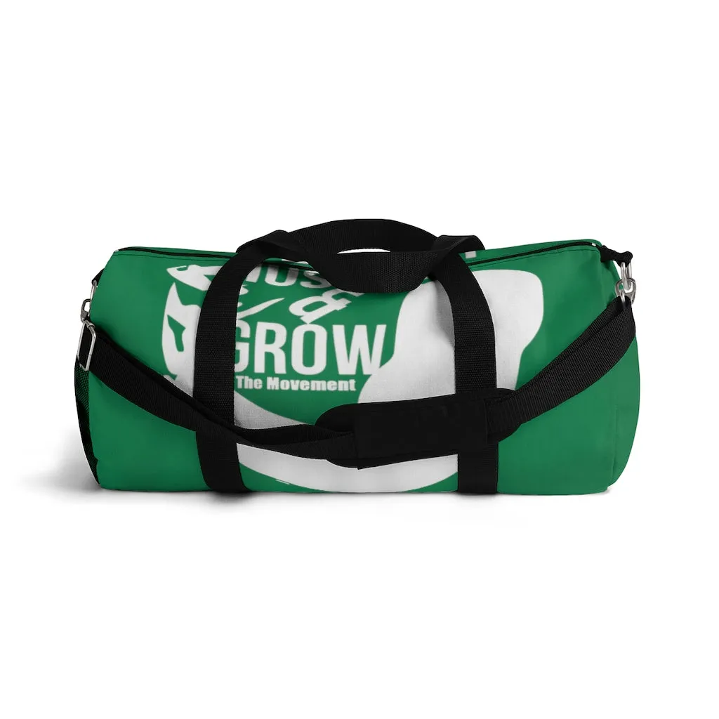 Hustle & Grow Gym Bag (Green/White)