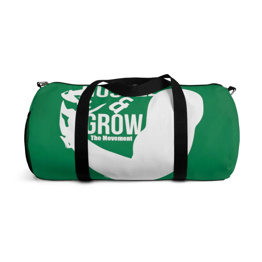 Hustle & Grow Gym Bag (Green/White)