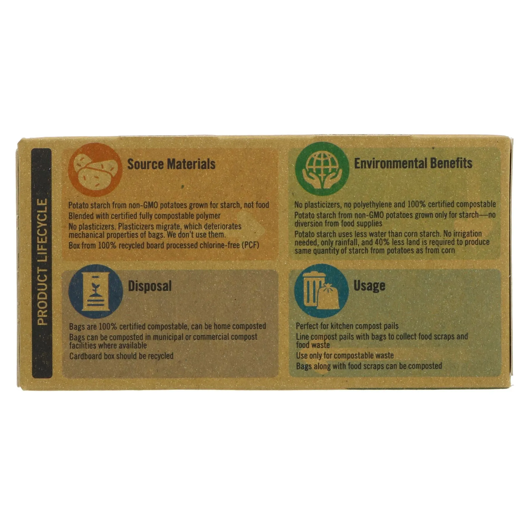 If You Care | Food Waste Bags 11L - Compostable Bags | 30 bags