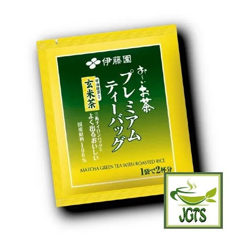 ITO EN Matcha Green Tea with Roasted Rice Premium Tea Bags 20 Pack