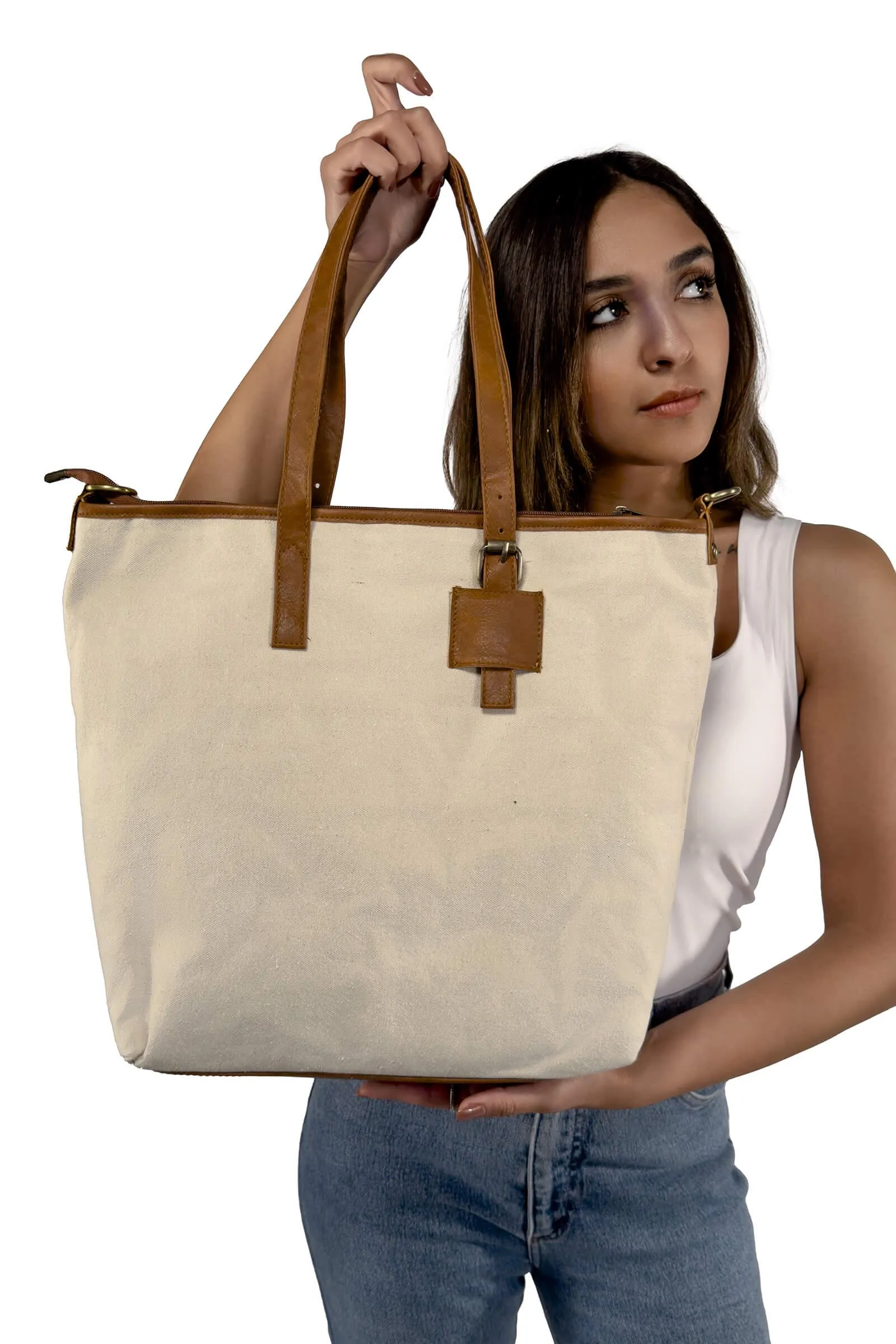 Ivory Bloom Yasmin Tote Bag