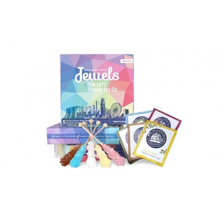 Jewels Rock Sugar Sticks x The 1872 Clipper Tea Co.