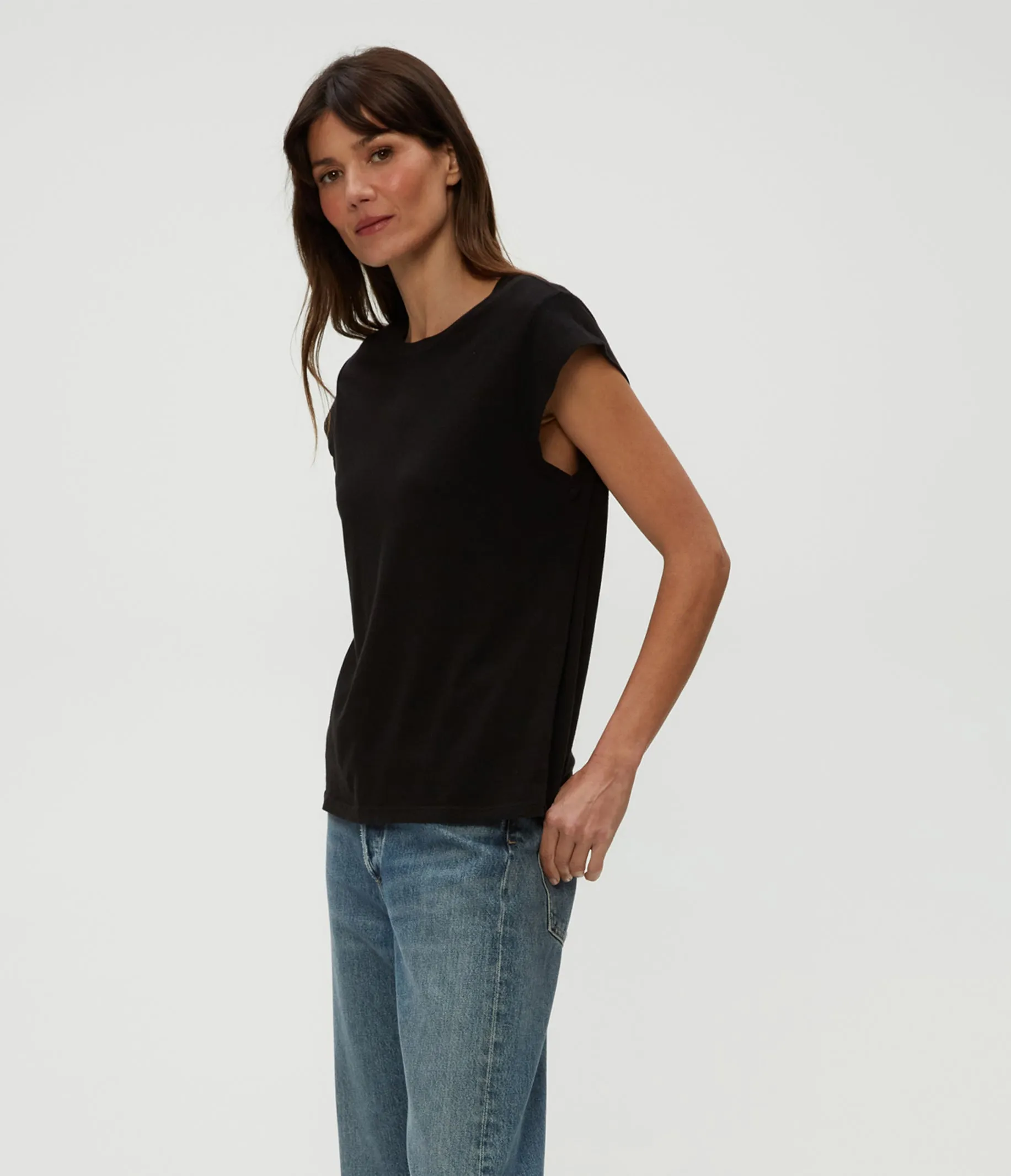Joey Power Shoulder Tee