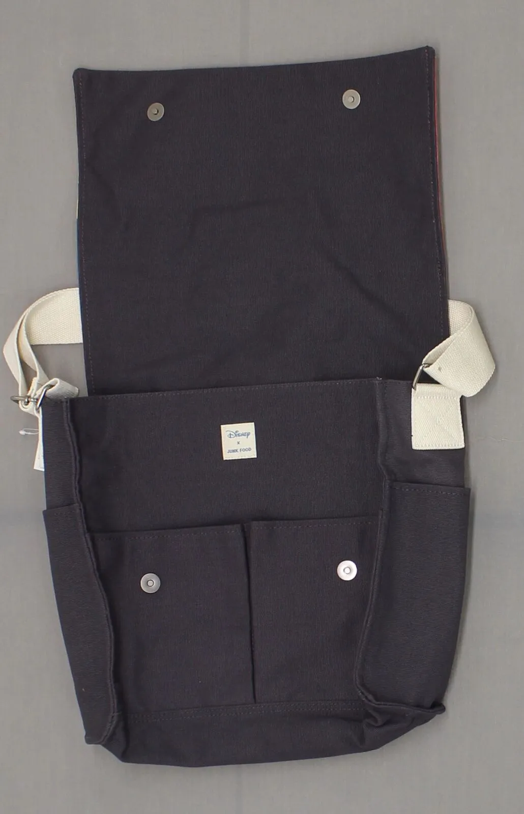 Junk Food Mickey Mouse Canvas Briefcase Satchel Handbag Messenger Bag