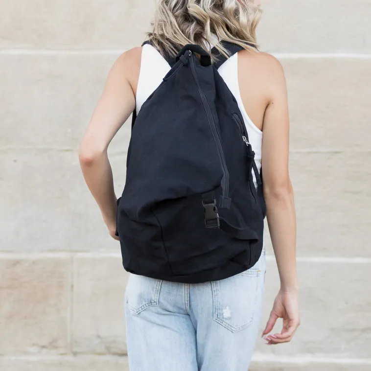 Kai Asymetric Canvas Backpack