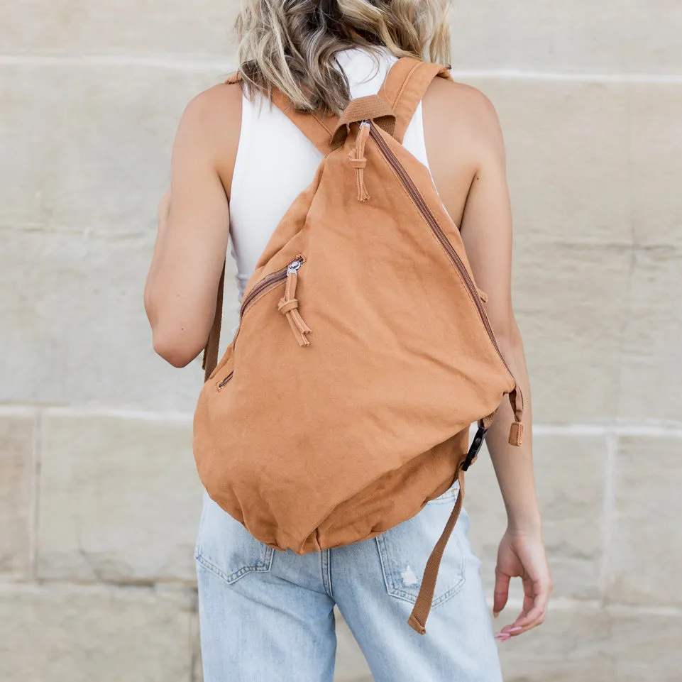 Kai Asymetric Canvas Backpack
