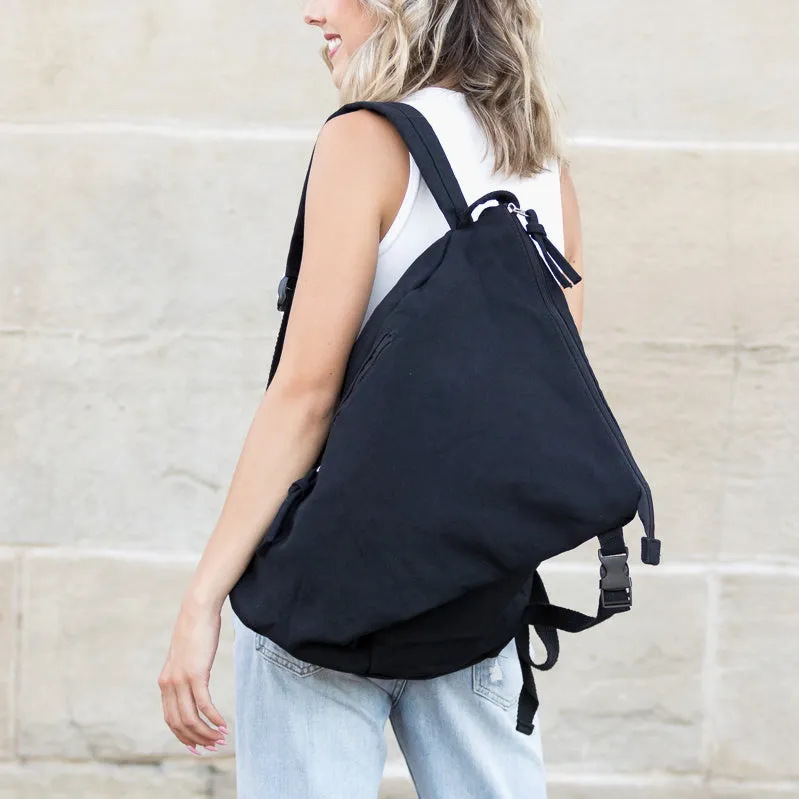 Kai Asymetric Canvas Backpack