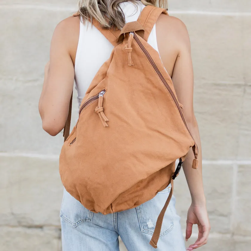 Kai Asymetric Canvas Backpack