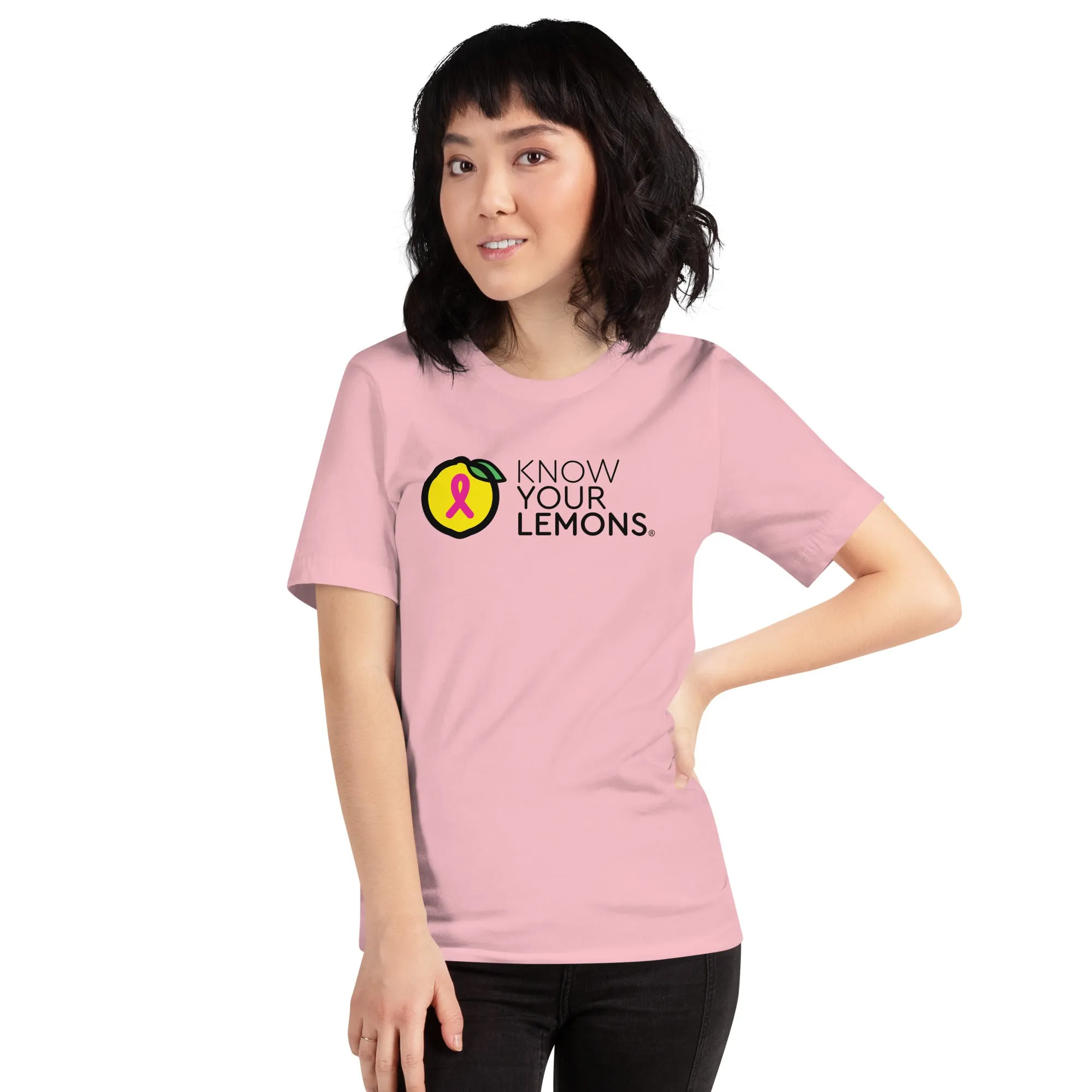 Know Your Lemons Breast Cancer Awareness Tee - Light Colors
