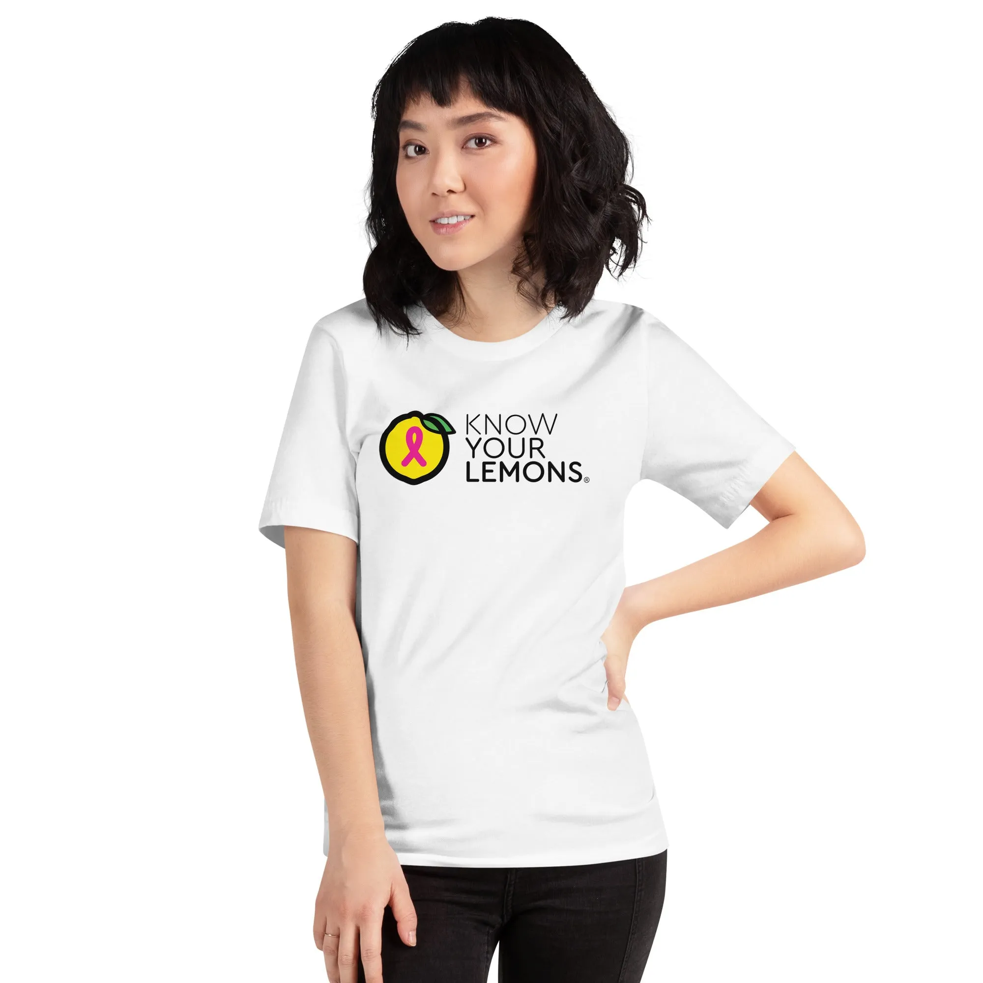 Know Your Lemons Breast Cancer Awareness Tee - Light Colors