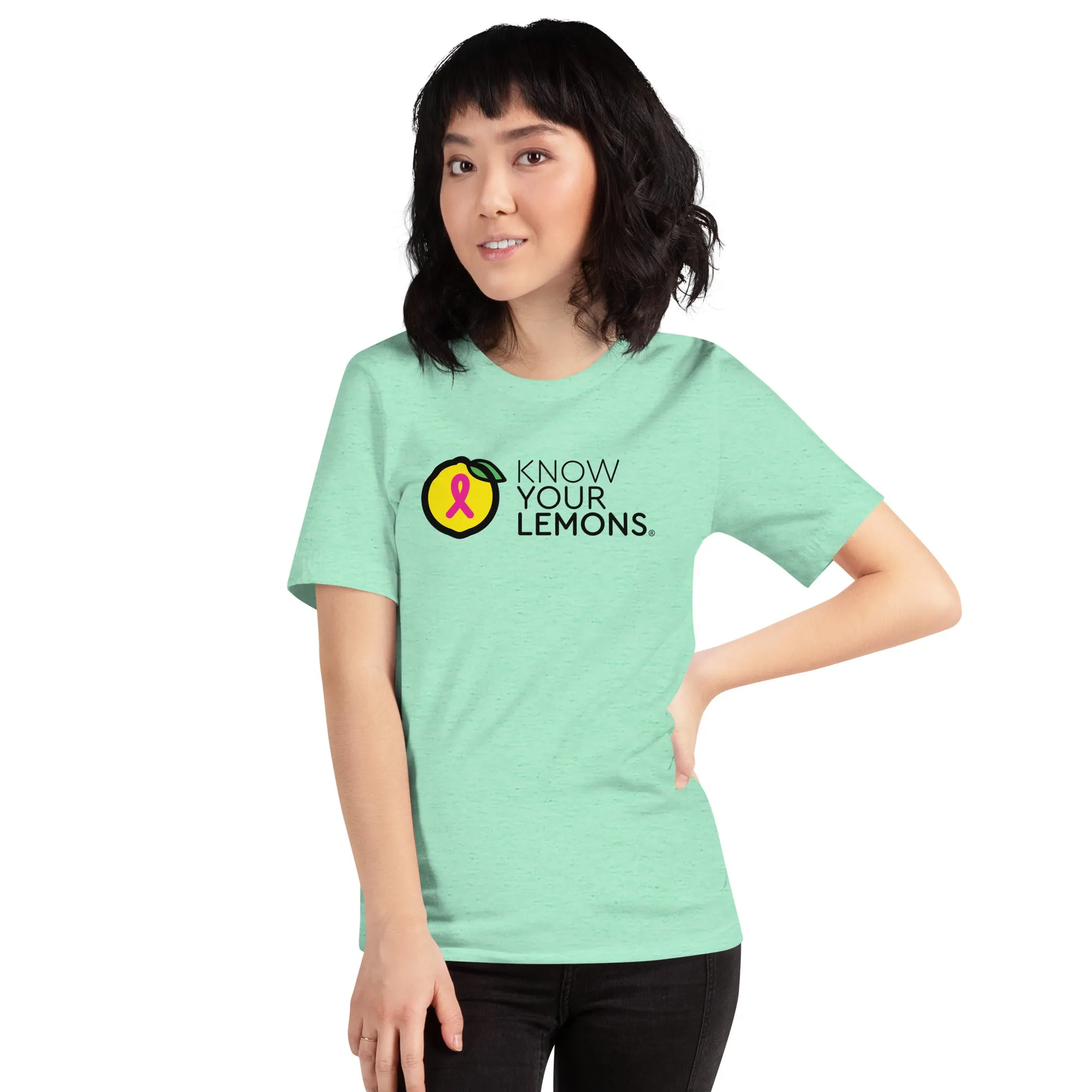 Know Your Lemons Breast Cancer Awareness Tee - Light Colors