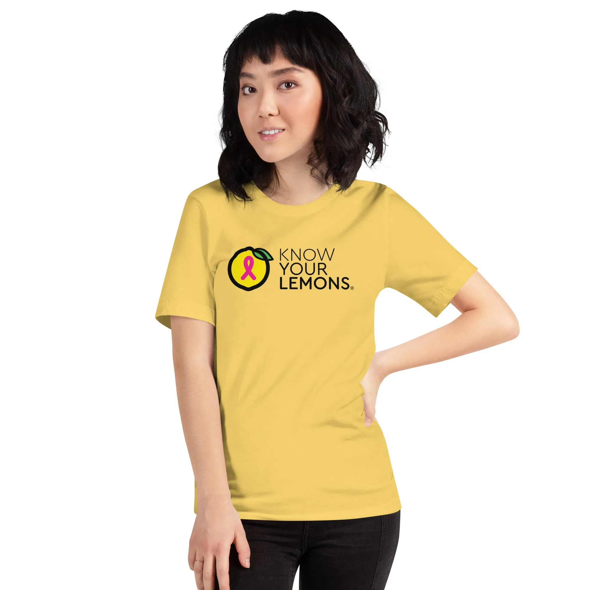 Know Your Lemons Breast Cancer Awareness Tee - Light Colors