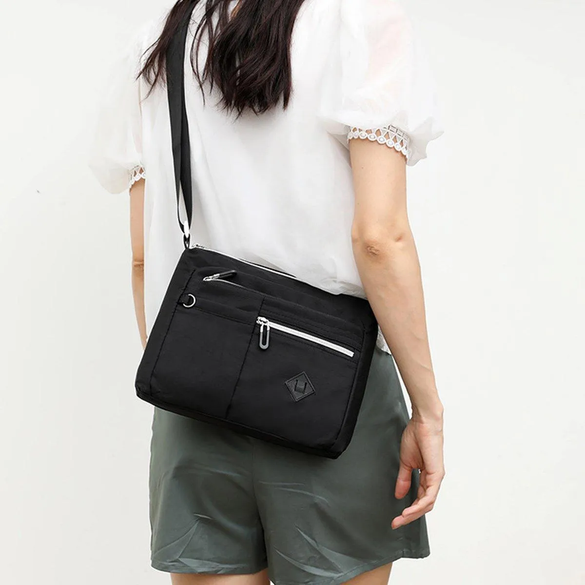 Ladies Large Capacity Crossbody Bag Single Shoulder Small Square Bag Handbag