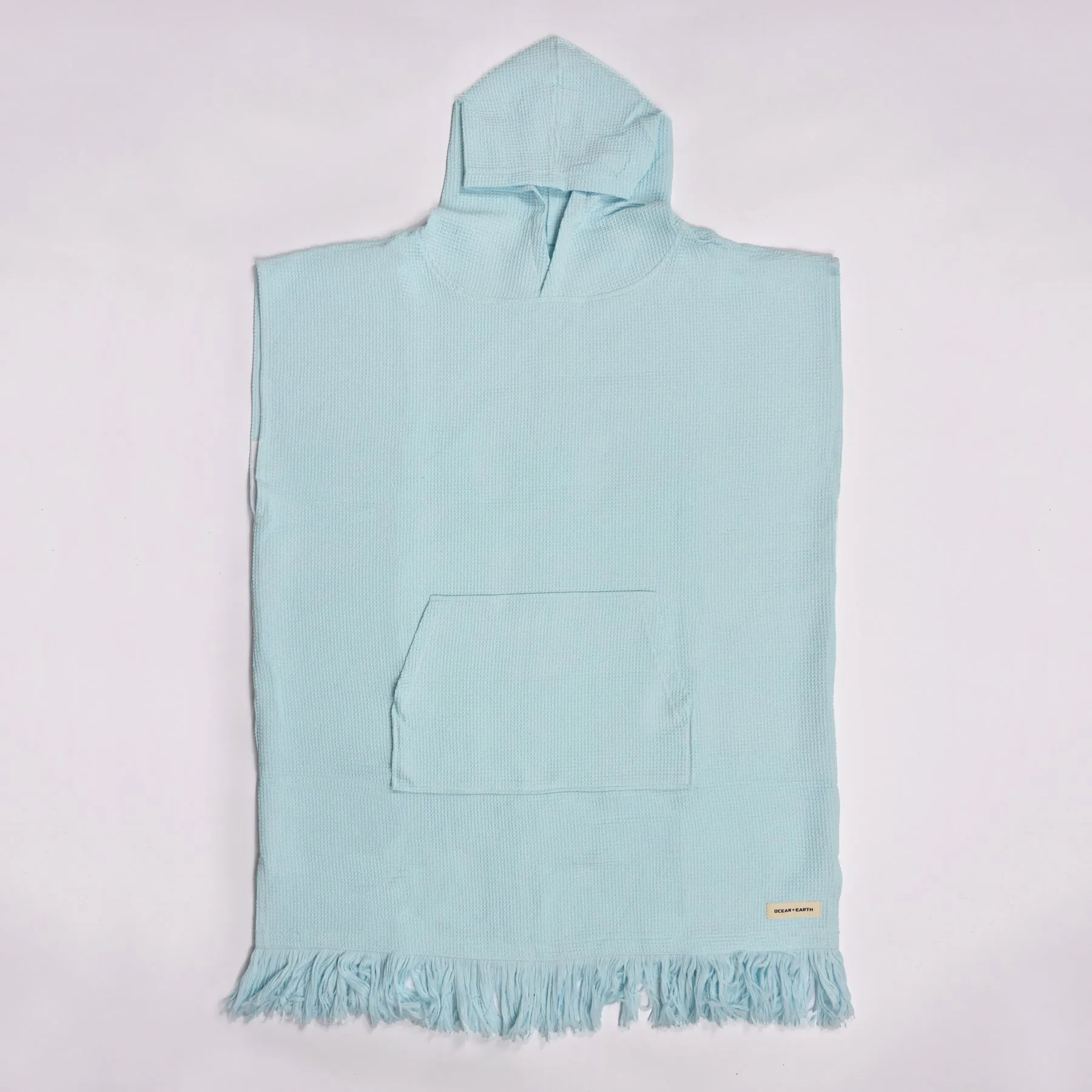 Ladies Waffle Poncho- Hooded Poncho Towel