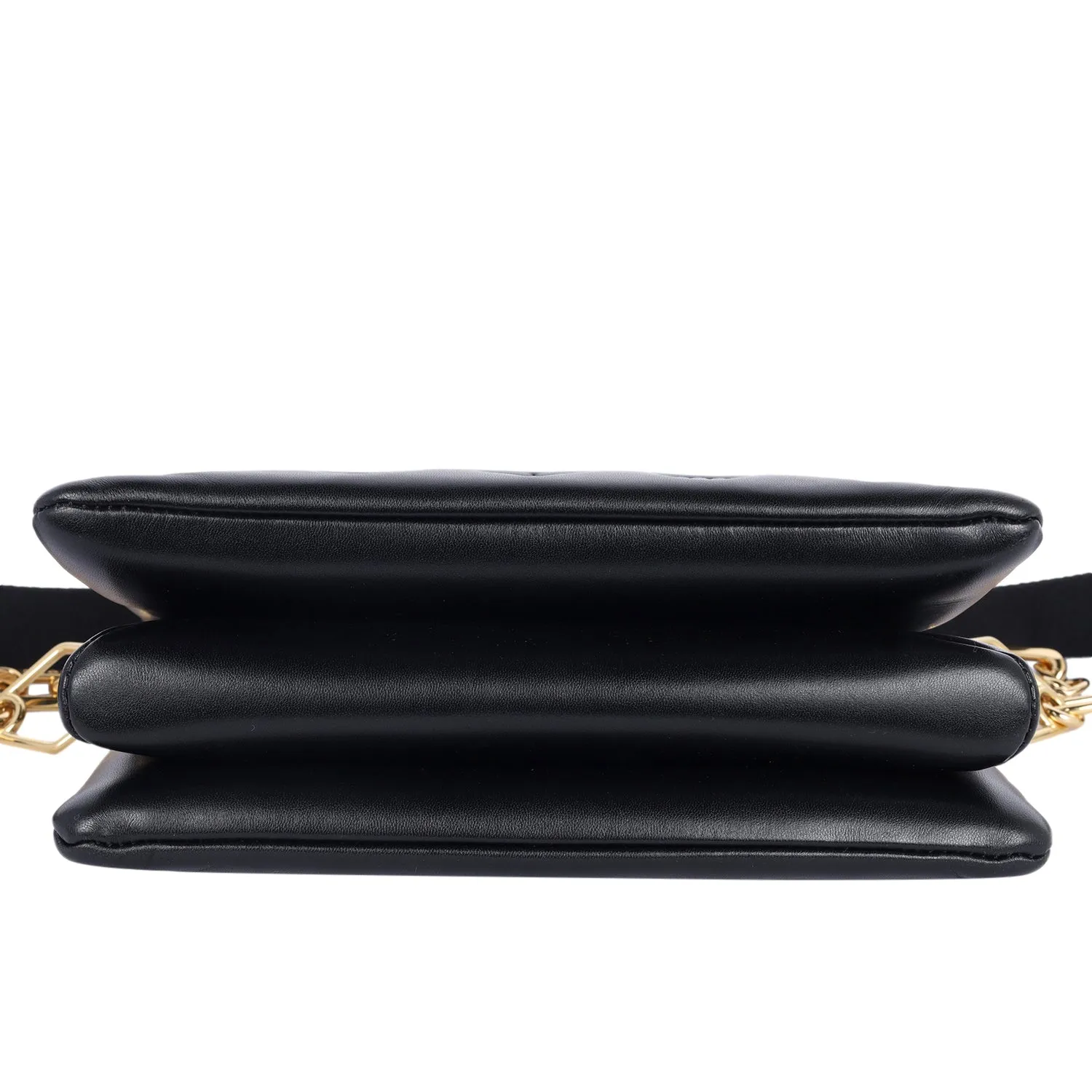Lambskin Embossed Monogram Coussin PM Black