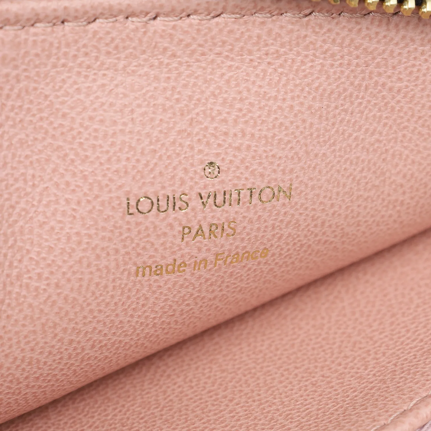 Lambskin Embossed Monogram Coussin PM Black