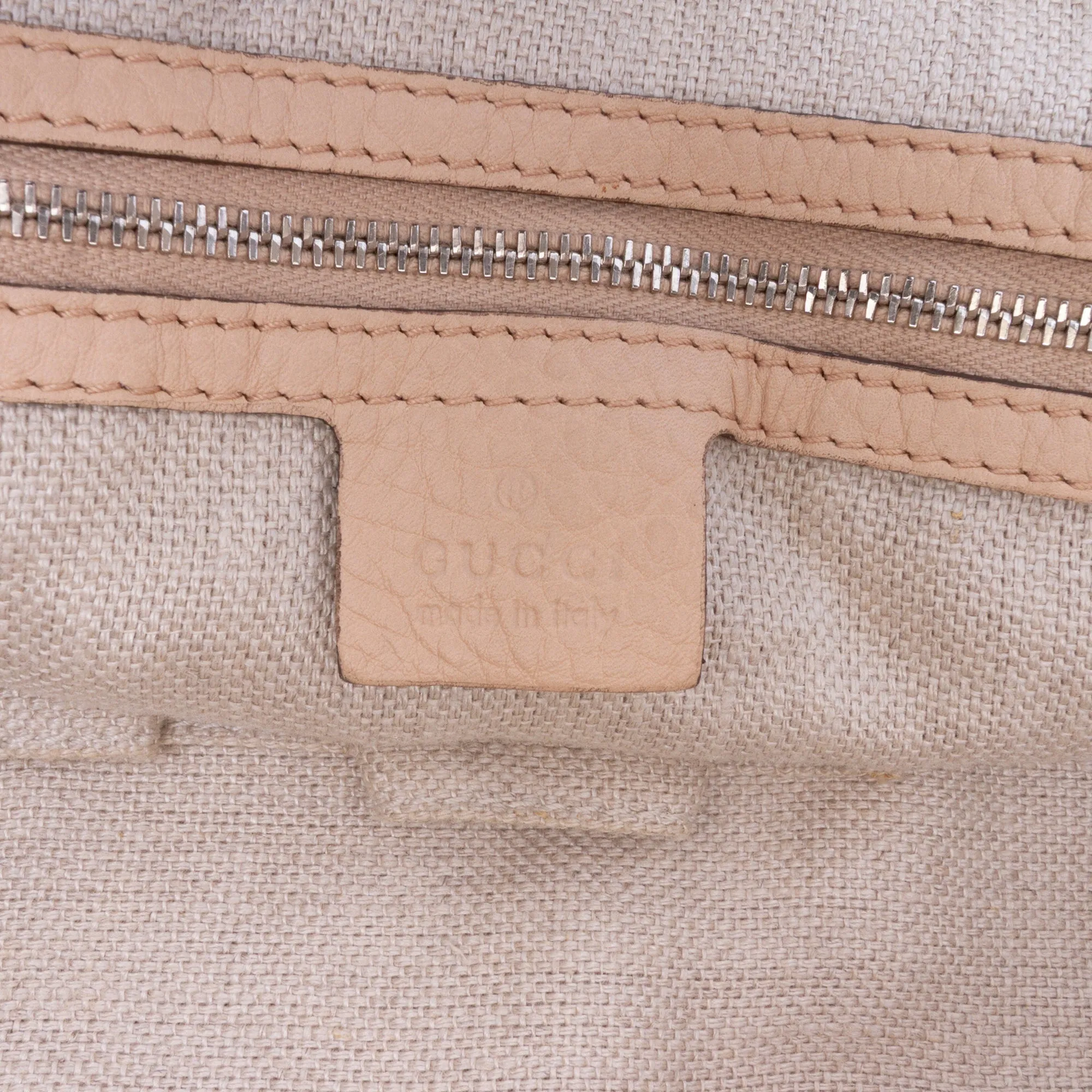 Large GG Canvas Icon Bit Satchel