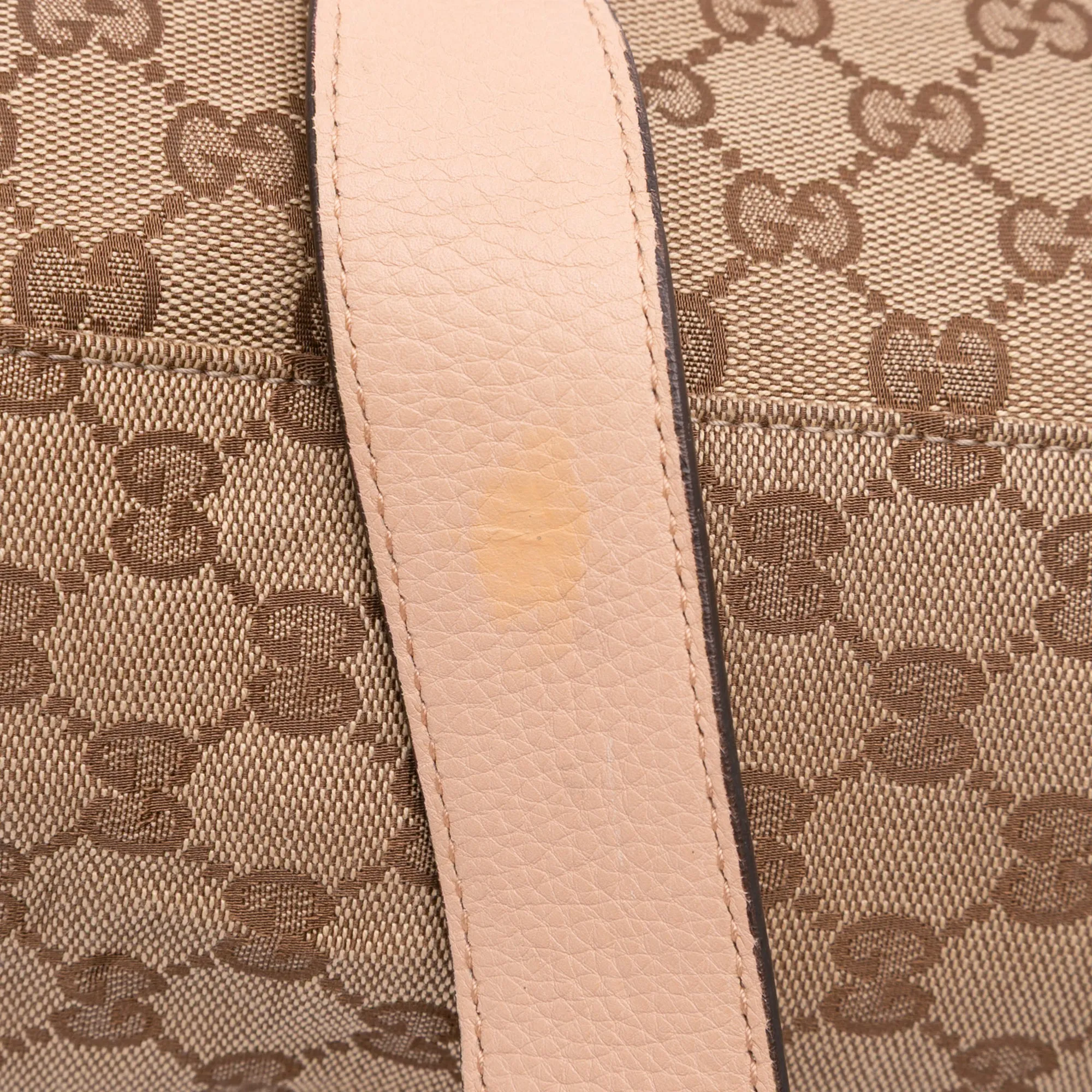 Large GG Canvas Icon Bit Satchel