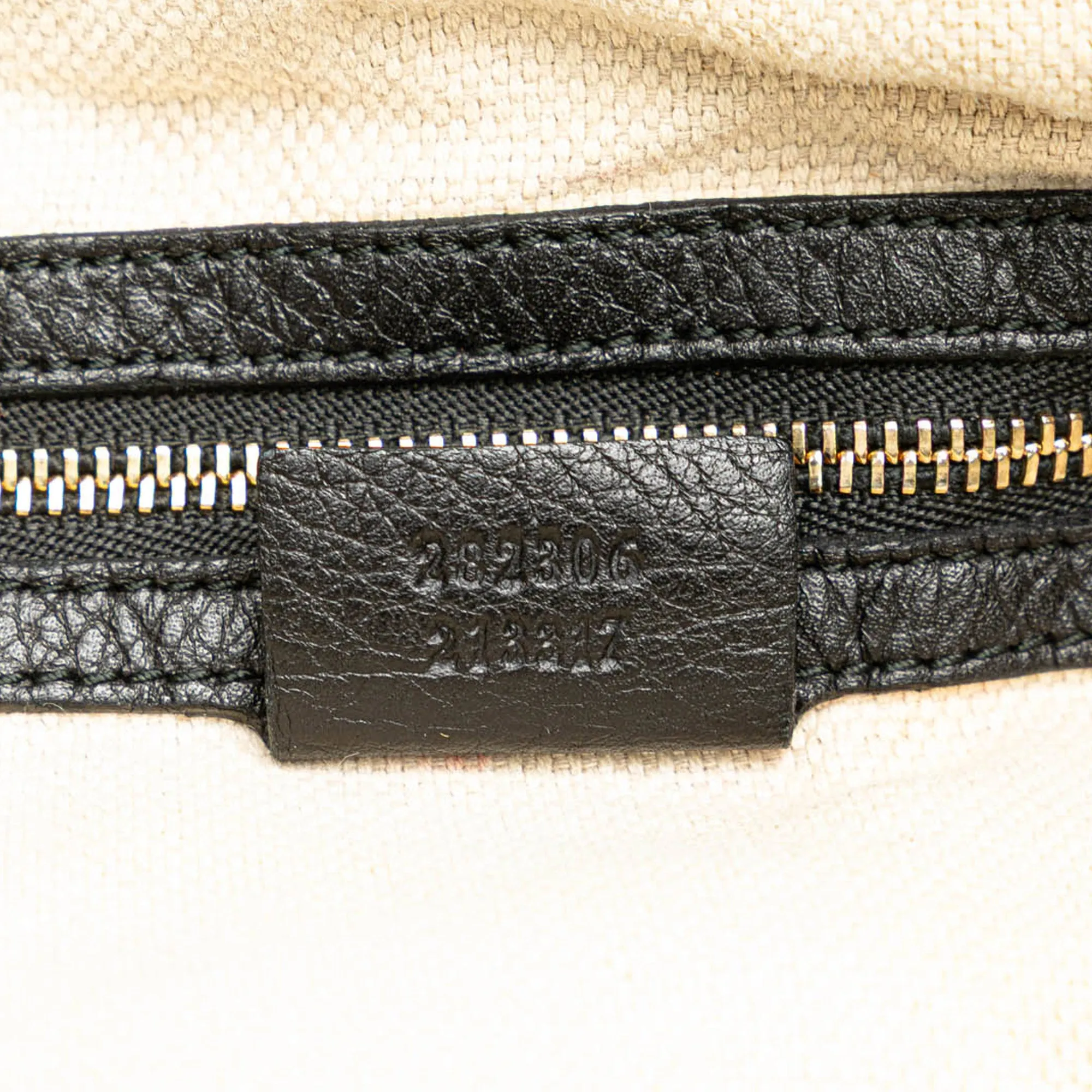Large Leather Soho Zip Tote