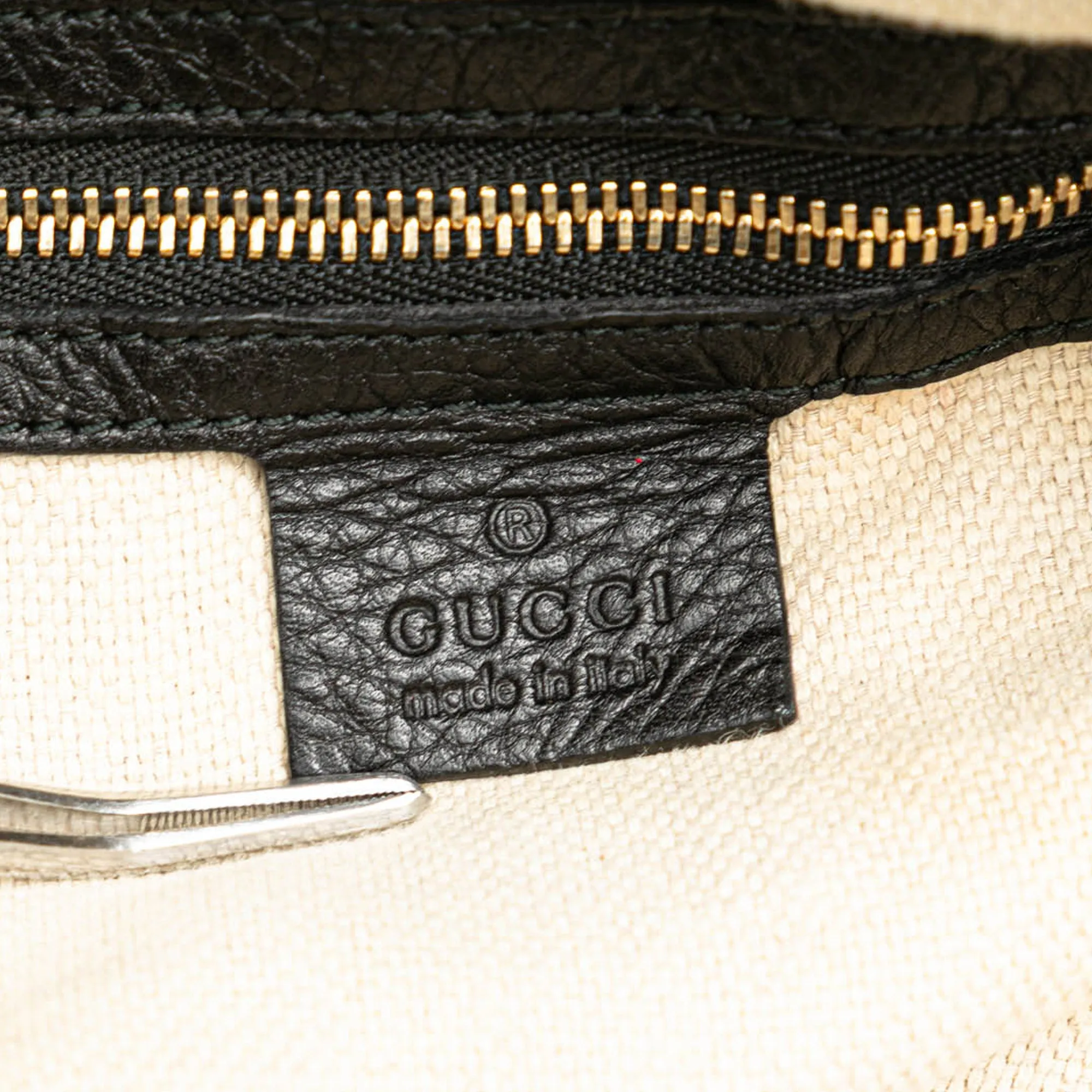 Large Leather Soho Zip Tote