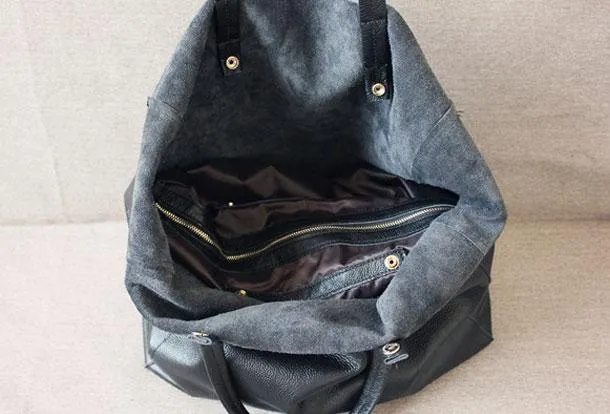 Large Leather Tote Bag Womens Leather Tote Bags Dark Brown Leather Laptop Tote Bag